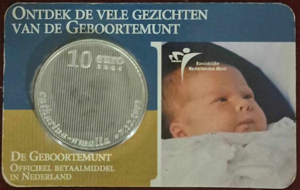 Coincard Geboortemunt Amalia 2003, Postzegels en Munten, Munten | Nederland, Setje, Koningin Beatrix, Euro's, Ophalen of Verzenden