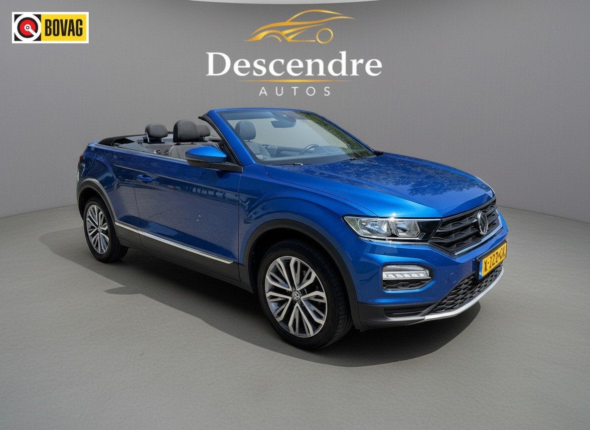 Volkswagen T-Roc Cabrio 1.0 TSI Style 12 maand garantie, Auto's, Voorwielaandrijving, 12 maanden, Stof, Gebruikt