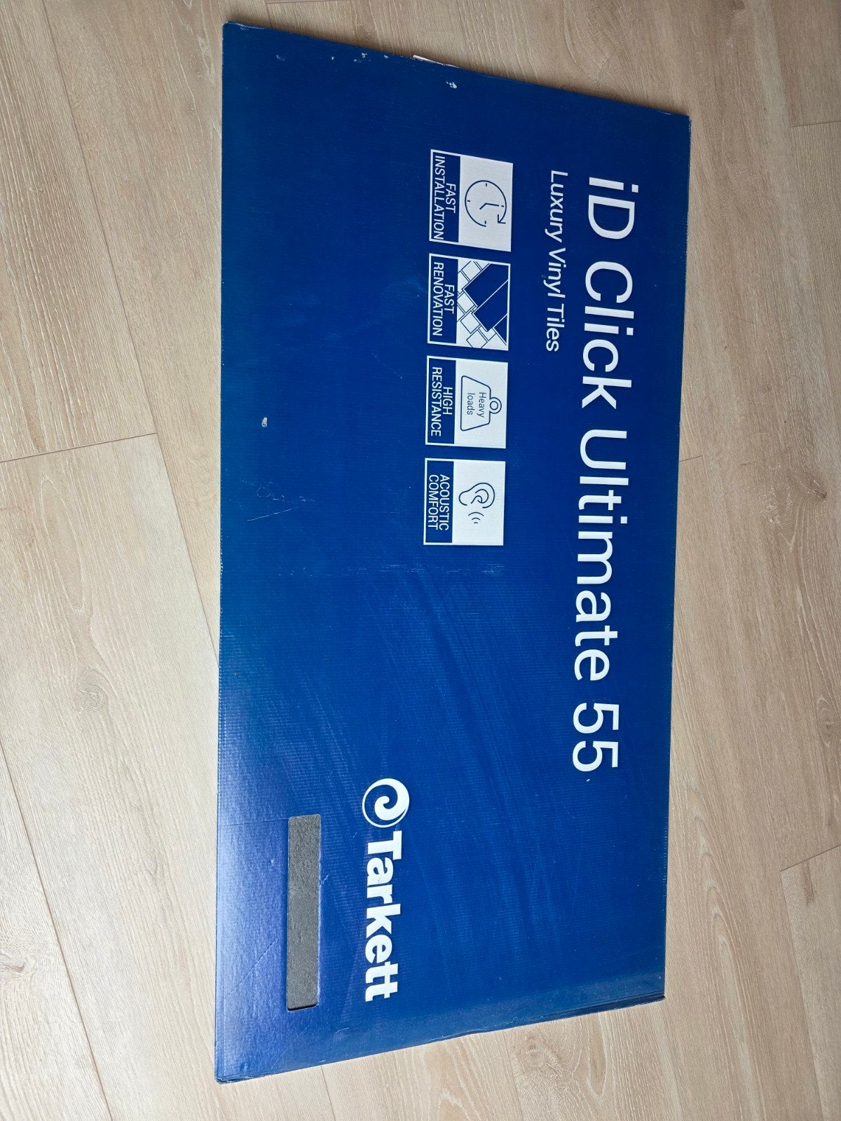 Tarkett iD Click Ultimate 55 PVC tegels, ruim 11m2, Ophalen, 60 cm of meer, 40 tot 60 cm, 10 m² of meer