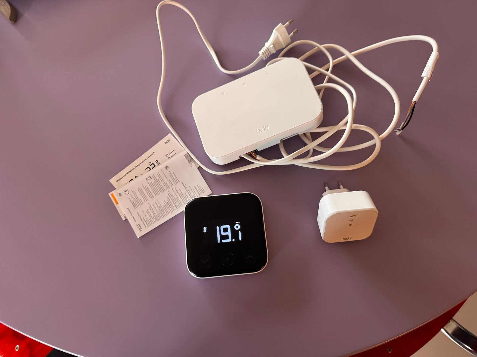 Tado Draadloze Slimme Thermostaat X Starter Kit, Ophalen of Verzenden, Slimme thermostaat, Zo goed als nieuw