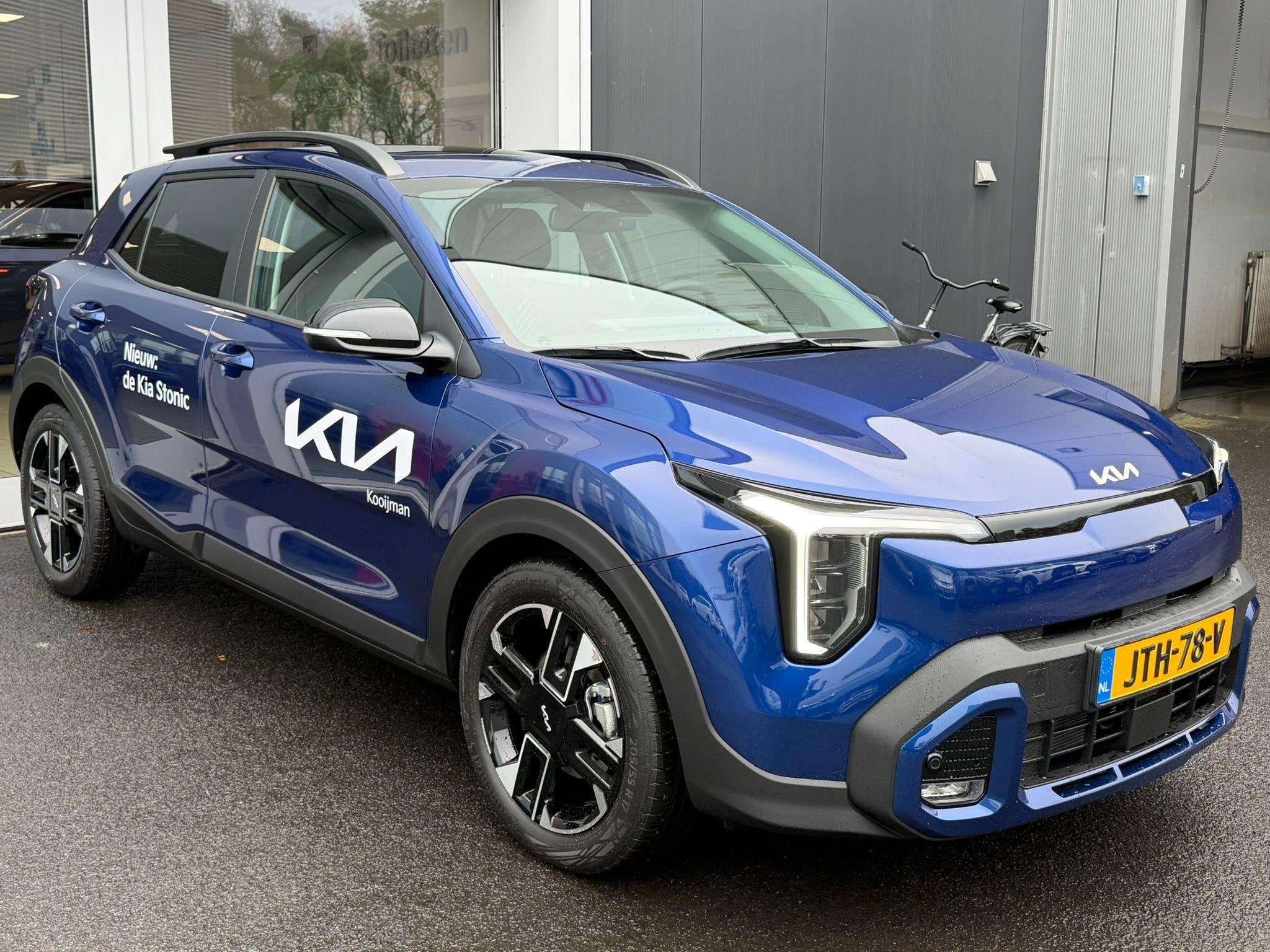 Kia Stonic 1.0 T-GDi MHEV GT-PlusLine Nu te bestellen en pro, Euro 6, Blauw, Leder en Stof, Origineel Nederlands