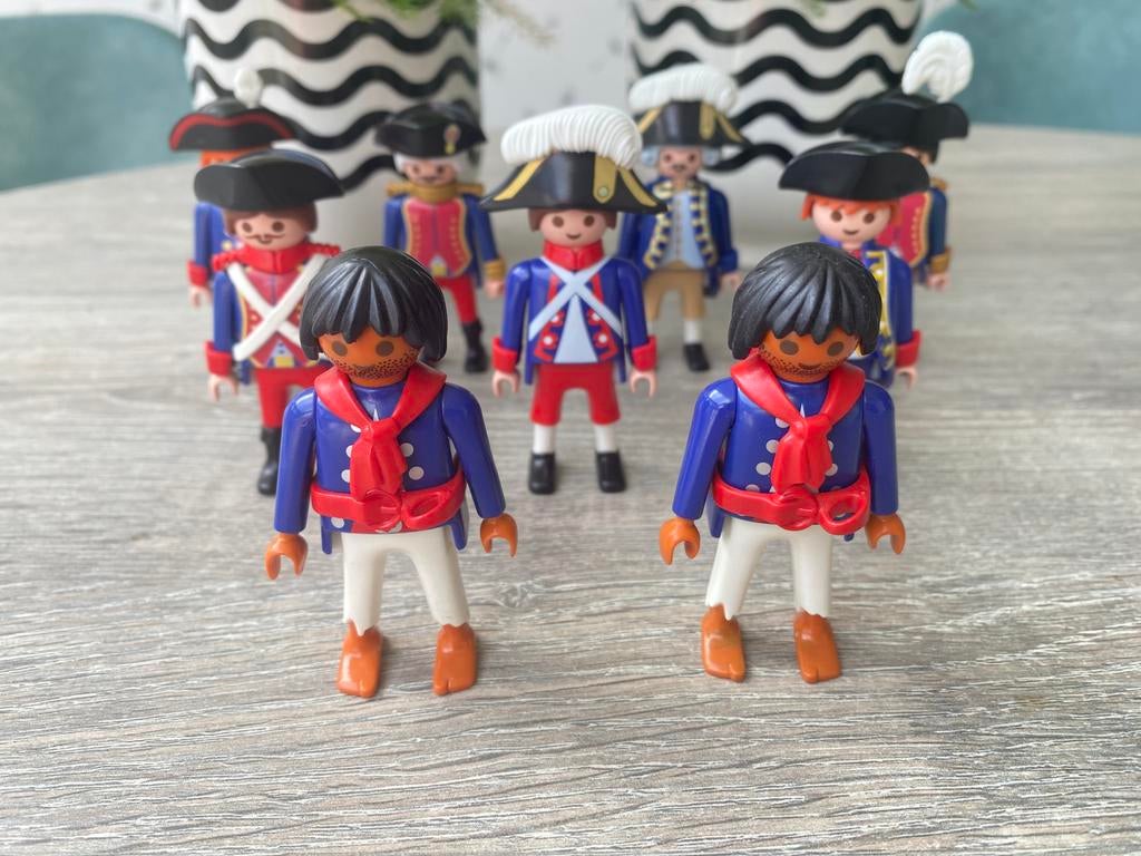 9 soldaten., Ophalen of Verzenden, Gebruikt, Los playmobil