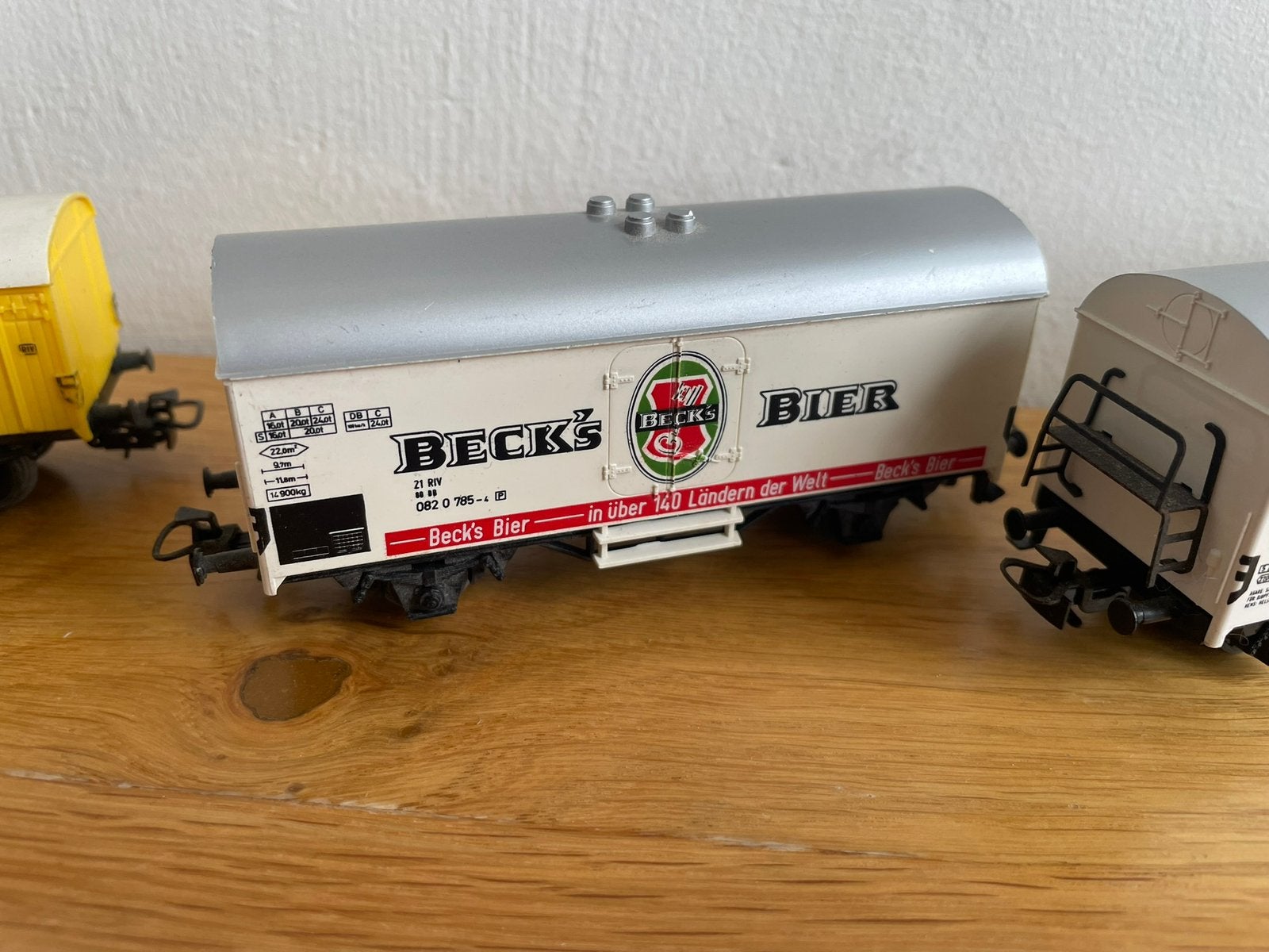 Marklin 4548 Becks bier, Wisselstroom, Wagon, Ophalen of Verzenden, Zo goed als nieuw