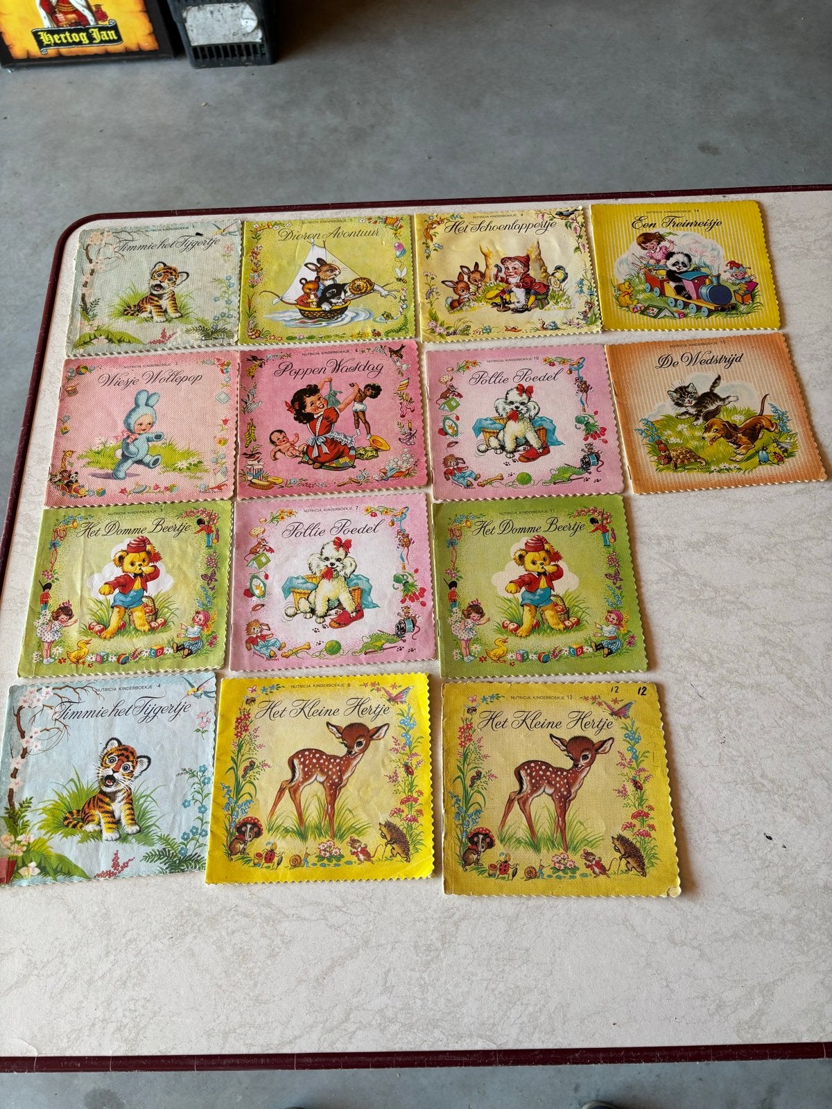 13 Nutricia kinderboekjes jaren '50 - Vintage collectie, Ophalen of Verzenden