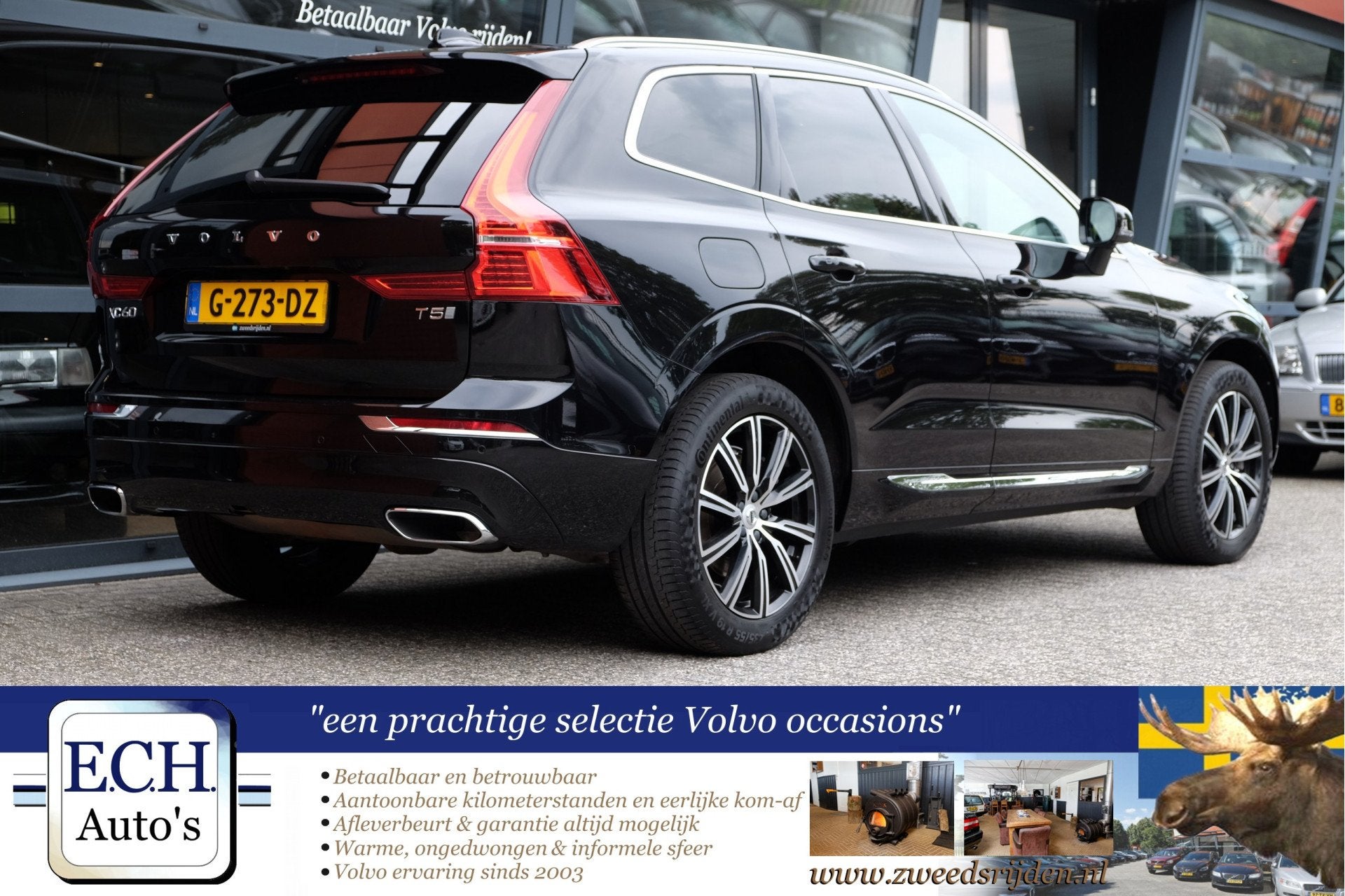 Volvo XC60 2.0 T5 250 pk Inscription, Panodak, Leer, Adaptie, Dealer onderhouden, Gebruikt, 4 cilinders, Zwart