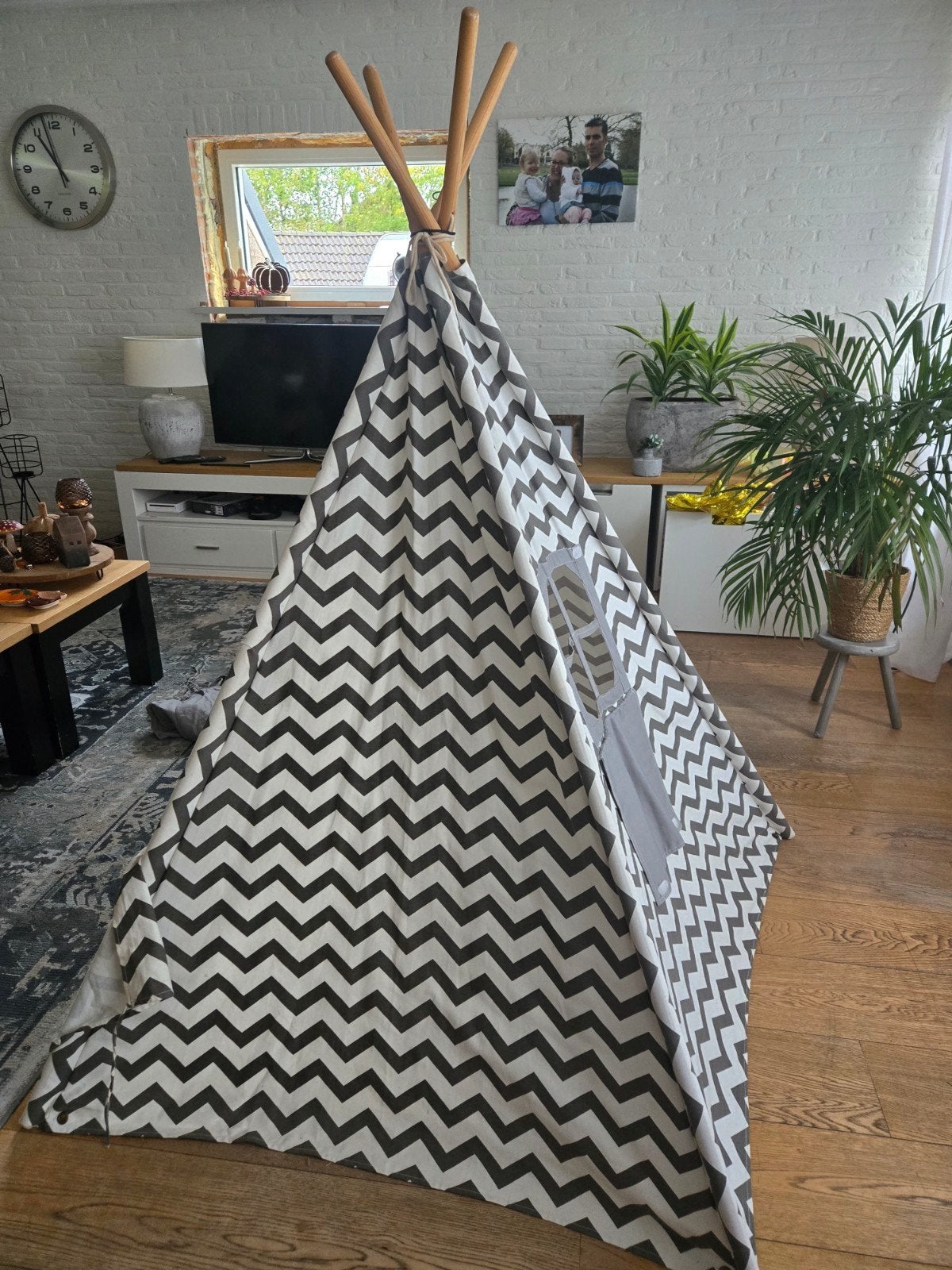 Leuke kindertipi tent, Ophalen, Gebruikt, Hout