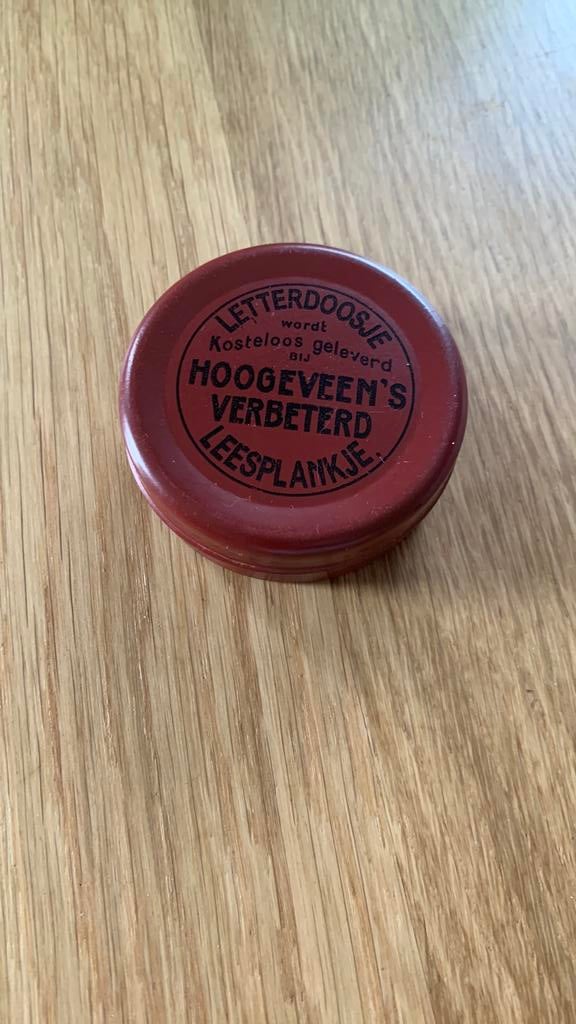 Leesplank letterdoosje, Ophalen of Verzenden, Zo goed als nieuw, Clearstamp