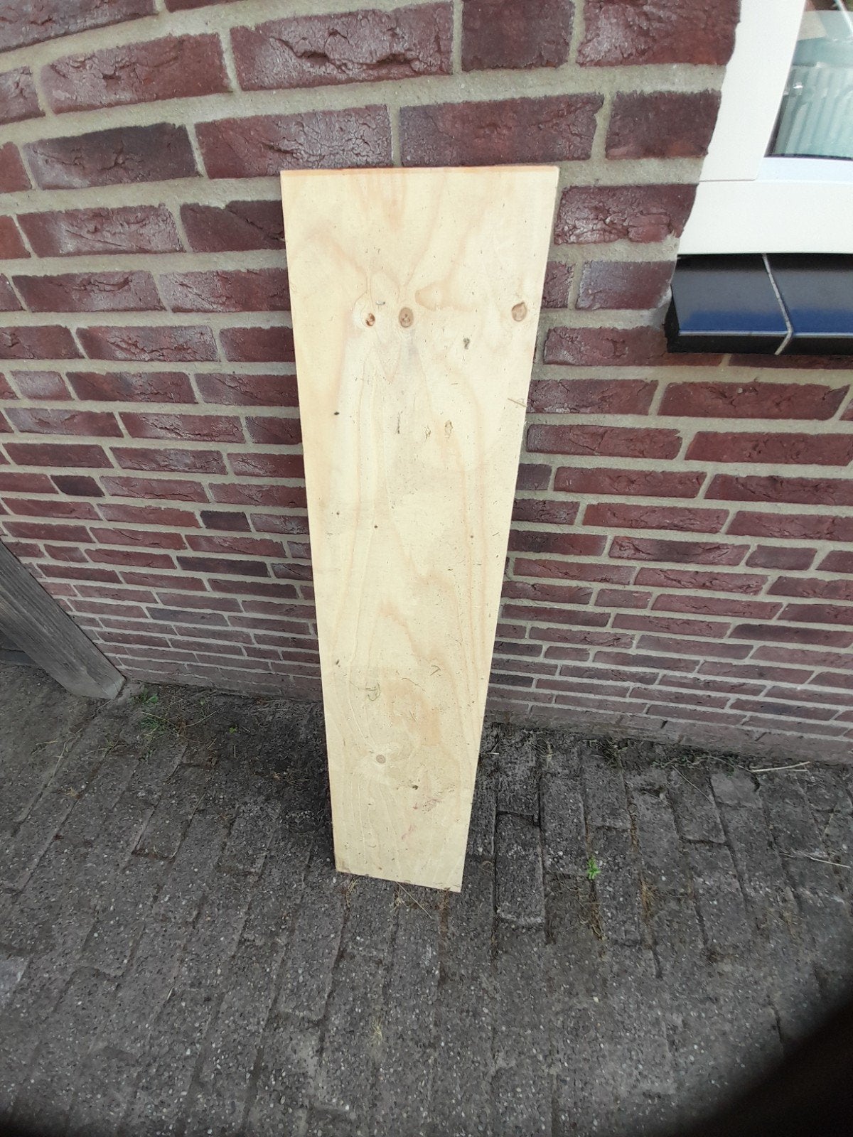Fins vuren 12 stuks 122 x 28 cm 18 mm dik, Doe-het-zelf en Verbouw, Hout en Planken, Ophalen, Minder dan 25 mm, Zo goed als nieuw