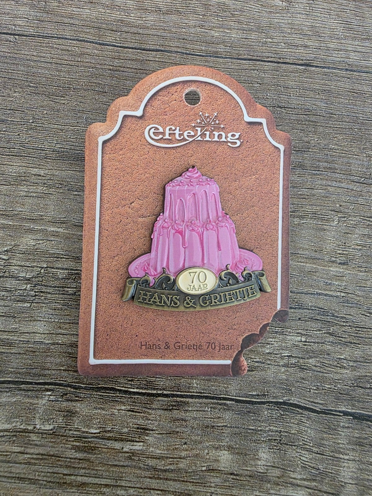 Efteling Hans & Grietje 70 jaar pin/broche, Verzamelen, Ophalen of Verzenden, Nieuw