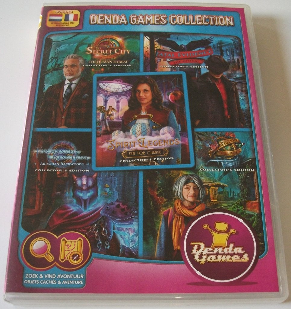 PC Game *** DENDA GAMES COLLECTION *** 5-Games Pack, Spelcomputers en Games, Games | Pc, Zo goed als nieuw, Puzzel en Educatief