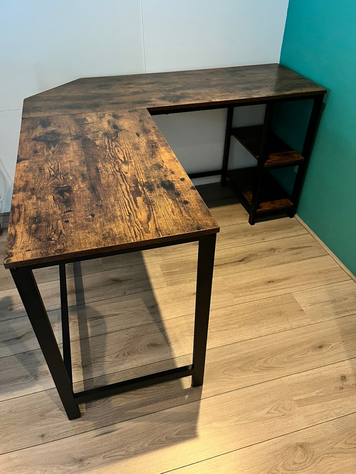 Hoekbureau, Ophalen, 138 cm, Zo goed als nieuw, Hoekbureau