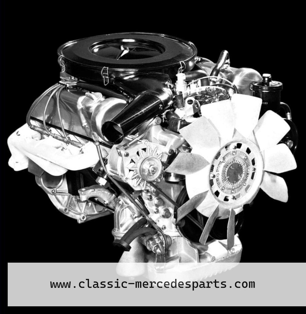 ONDERDELEN Mercedes m117 DONORMOTOR 4.5 450 500 560, Gebruikt, -, -, Ophalen of Verzenden