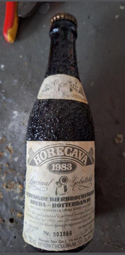 Horecaca bier 1983 Breda Rotterdam, Ophalen of Verzenden, Nieuw, Flesje(s), Overige merken