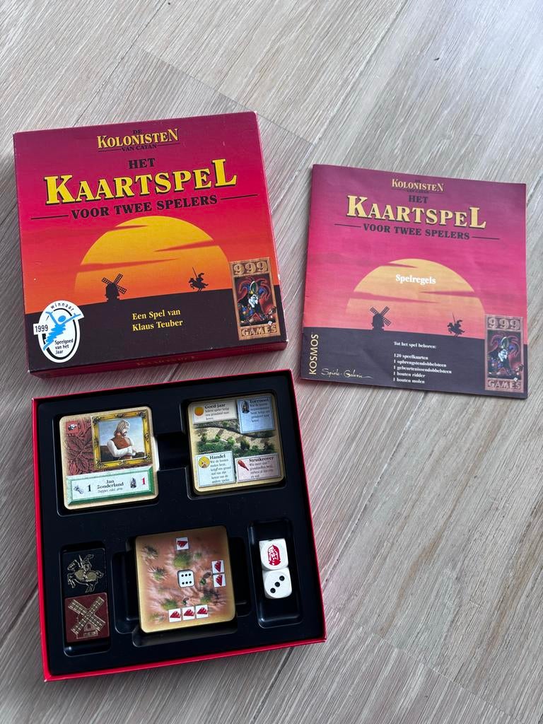 Kolonisten van Catan: Het Kaartspel voor Twee Spelers (Nieuw, Een of twee spelers, Ophalen of Verzenden, Nieuw