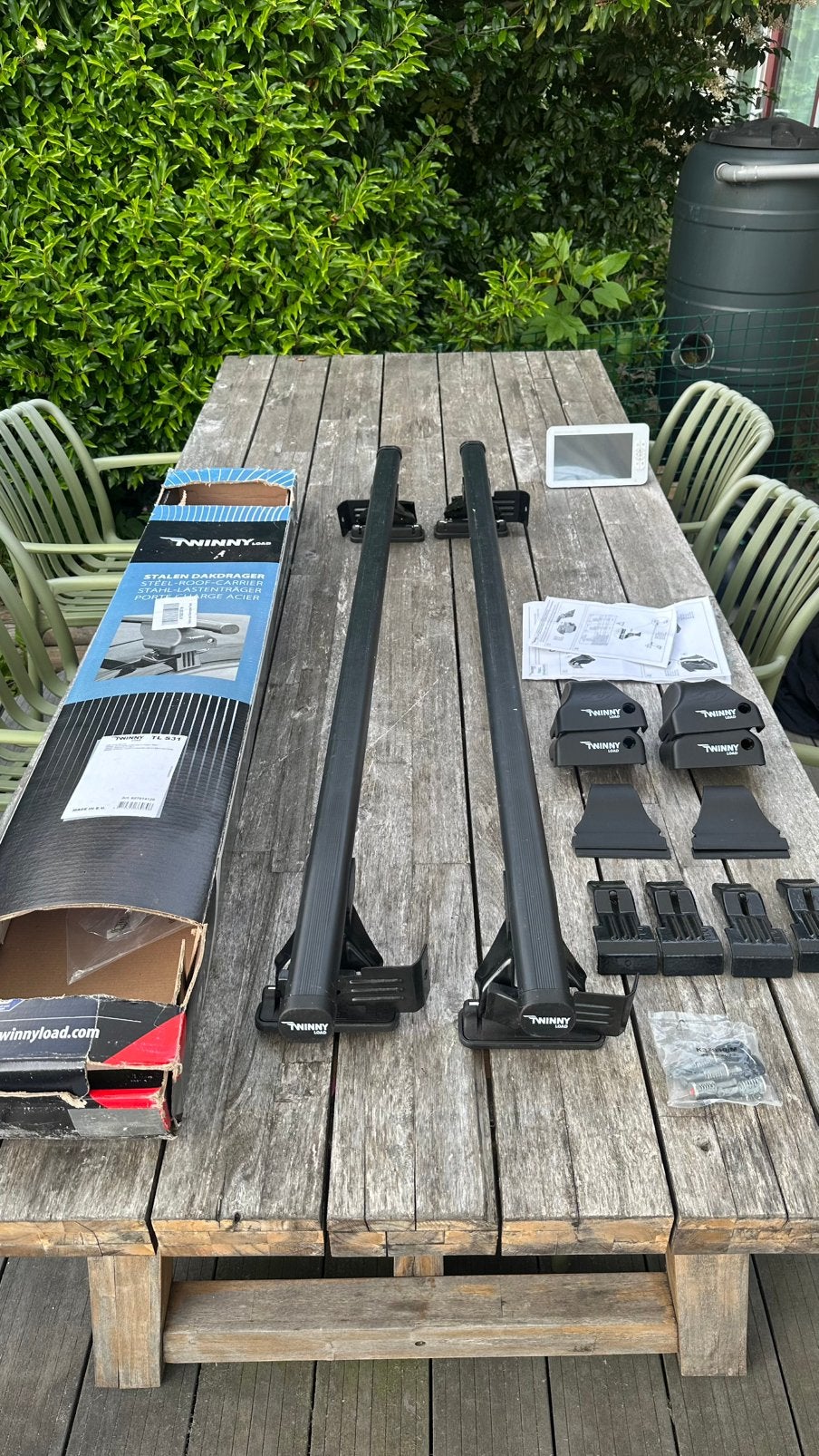 TwinnyLoad dakdragers TL S31 voor Renault Megane 3 hatchback, Auto diversen, Dakdragers, Gebruikt, Ophalen