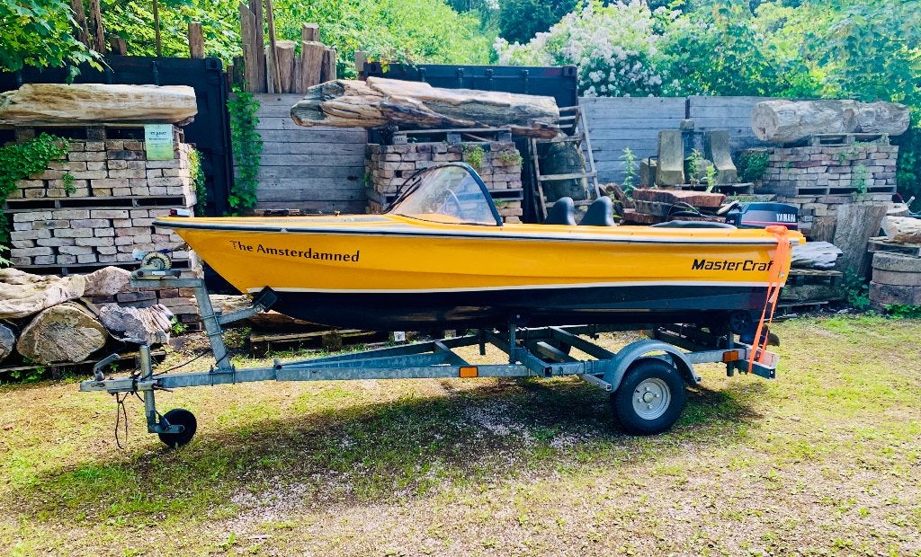Spitfire speedboot Yamaha 9.9 pk 2-takt met trailer, Ophalen, Overige merken, Gebruikt, 10 pk