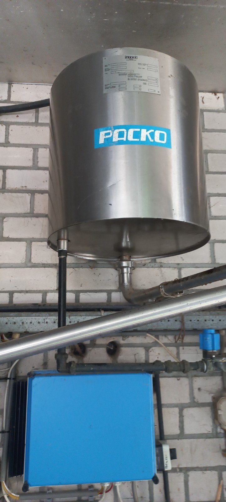 Packo RVS Boiler/Warmwatervat - Gebruikt, Ophalen, Gebruikt