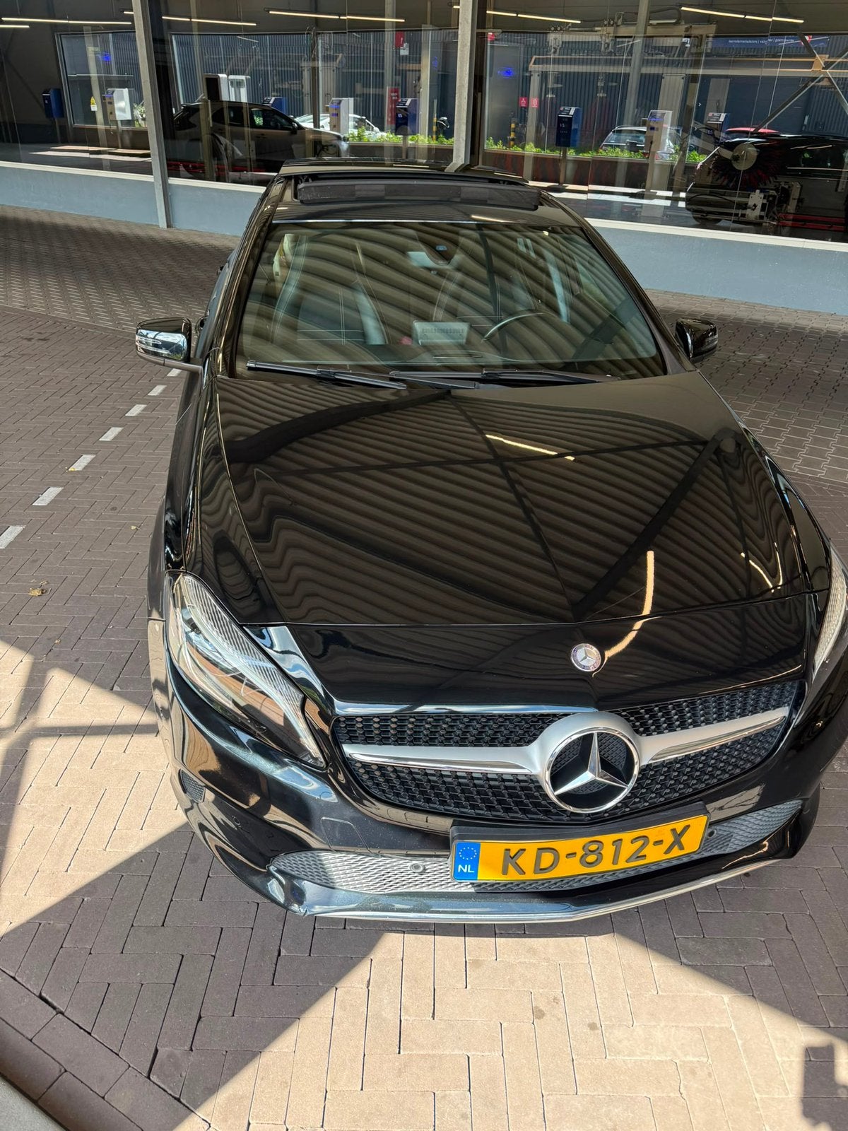 Mercedes-Benz A-Klasse 1.6 A180 Blue EFF AUT 2016 Zwart, Auto's, Automaat, Achterwielaandrijving, 1295 kg, 4 cilinders