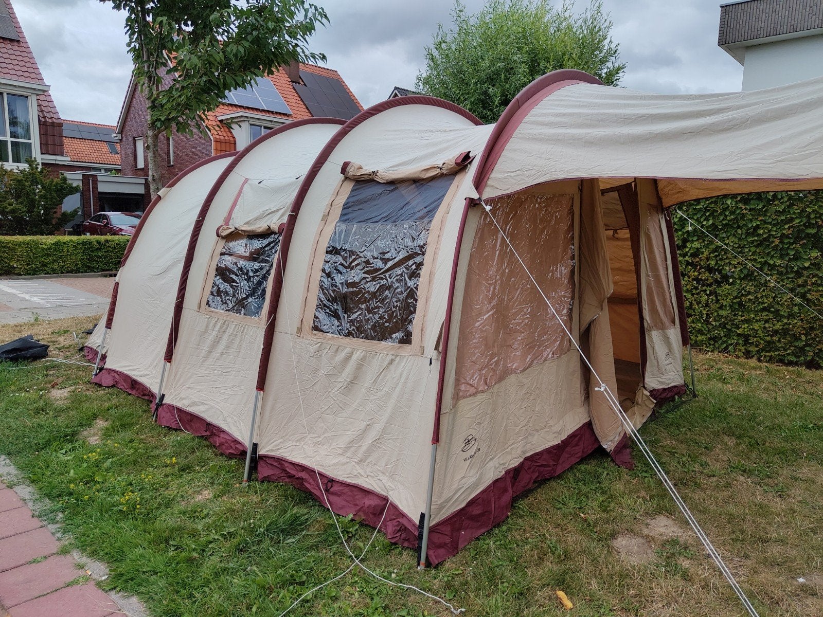 Bardani Prestige Villanova 320 4 persoons tunneltent katoen, Ophalen, Gebruikt, Tot en met 4