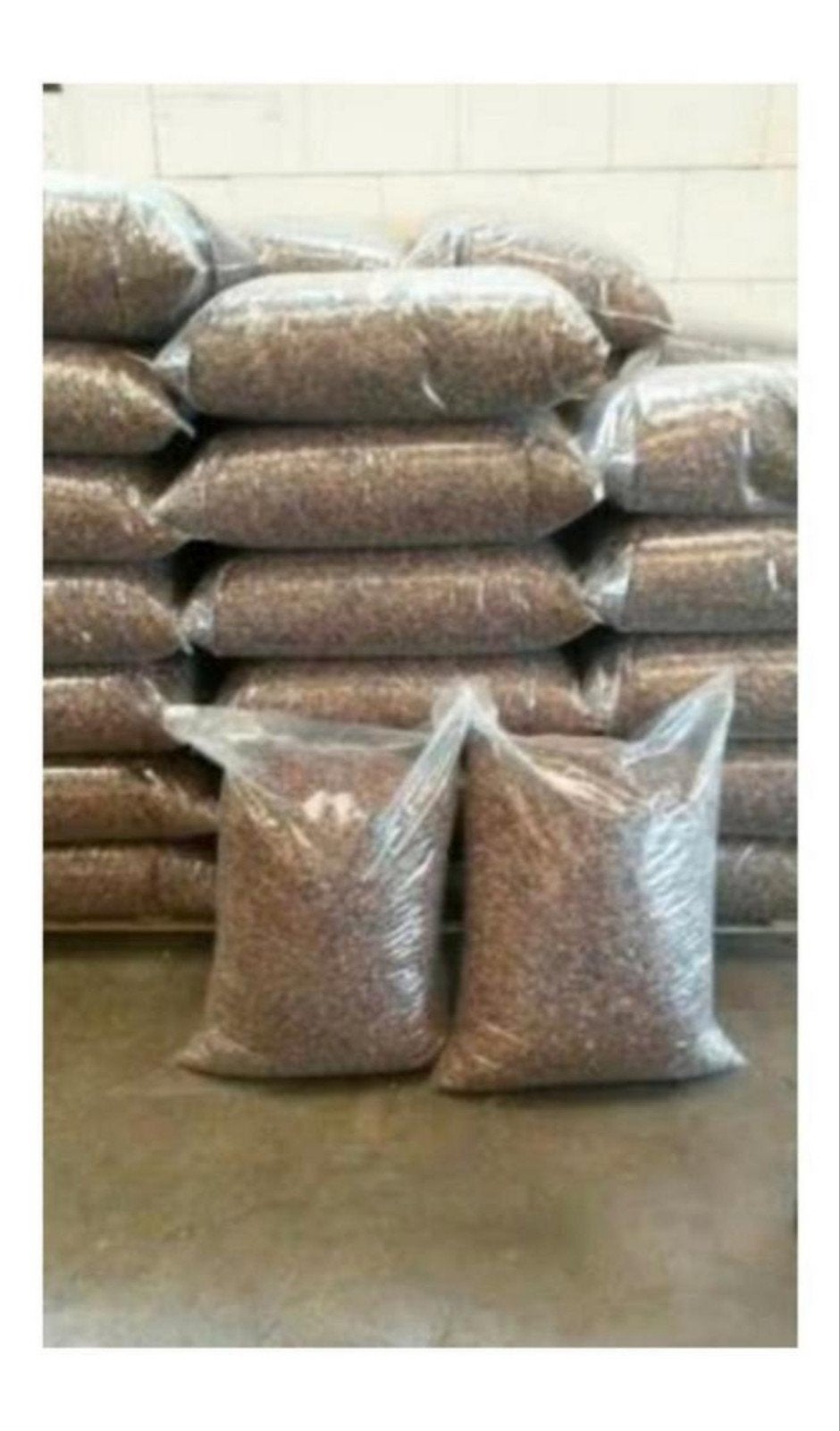 Cacaodoppen, Ophalen, Cacaodoppen