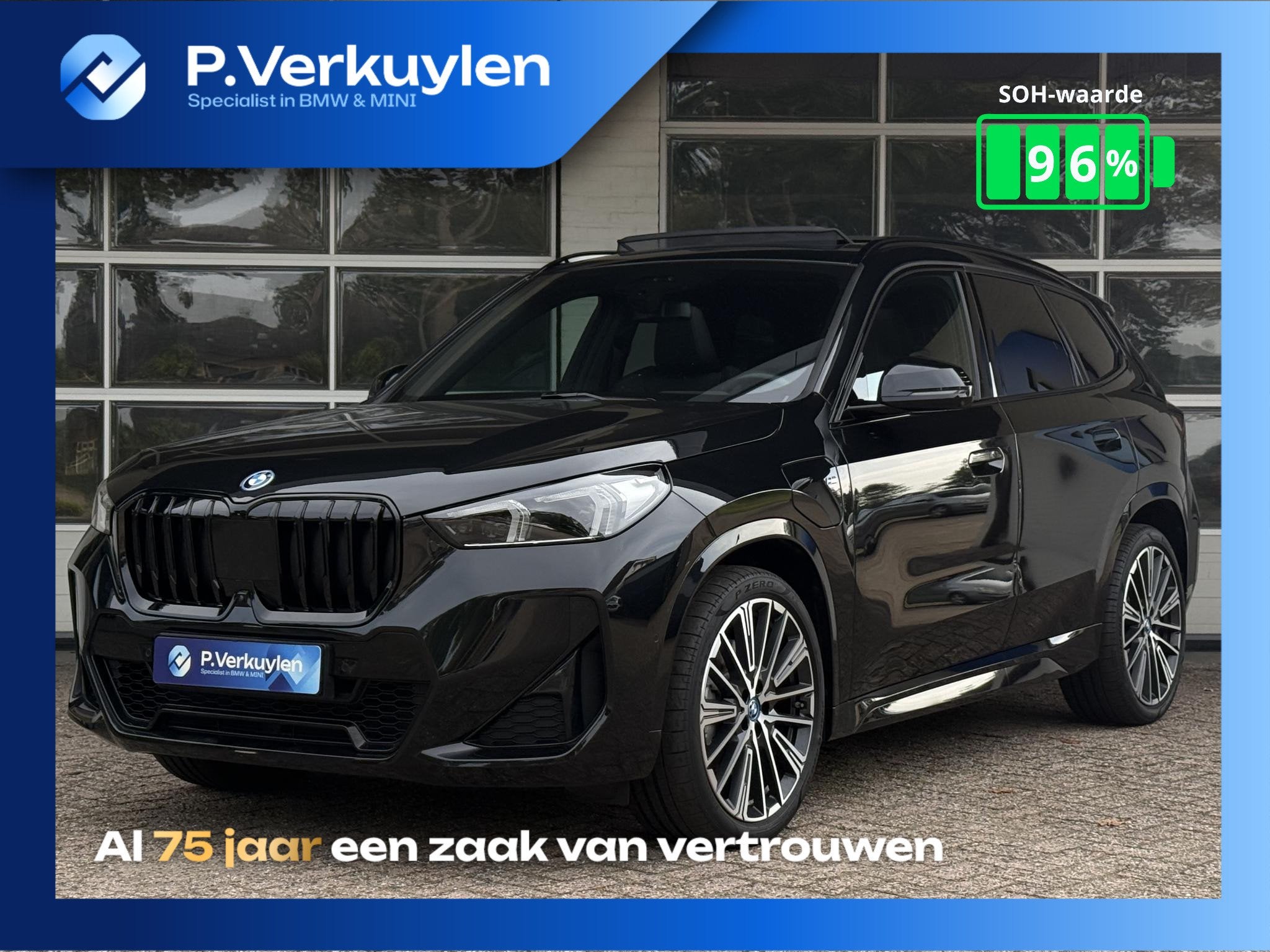 BMW X1 xDrive30e M SPORT | PANORAMA | ELEKTR. STOELEN | 20 I, Auto's, Stof, 16 kWh, Plug-in hybride, Bedrijf