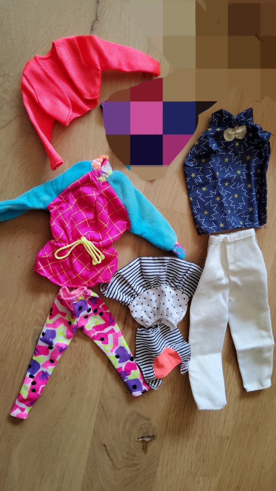 Vintage Barbie Mattel tienerpop outfit en Ken kleding., Ophalen of Verzenden, Zo goed als nieuw, Fashion Doll
