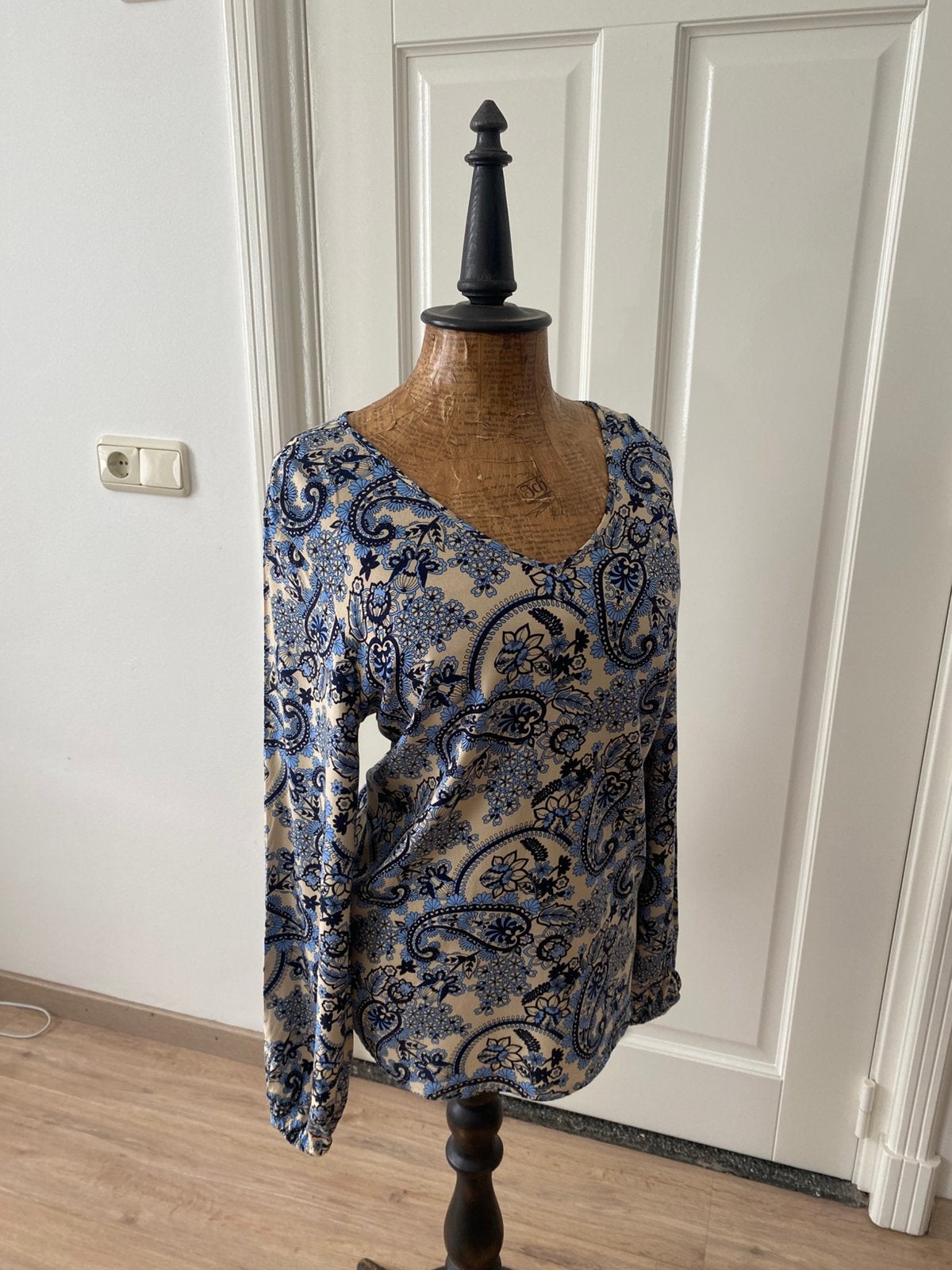 Blouse Soyaconcept maat L, Ophalen of Verzenden, Zo goed als nieuw, Maat 38/40 (M), Blauw