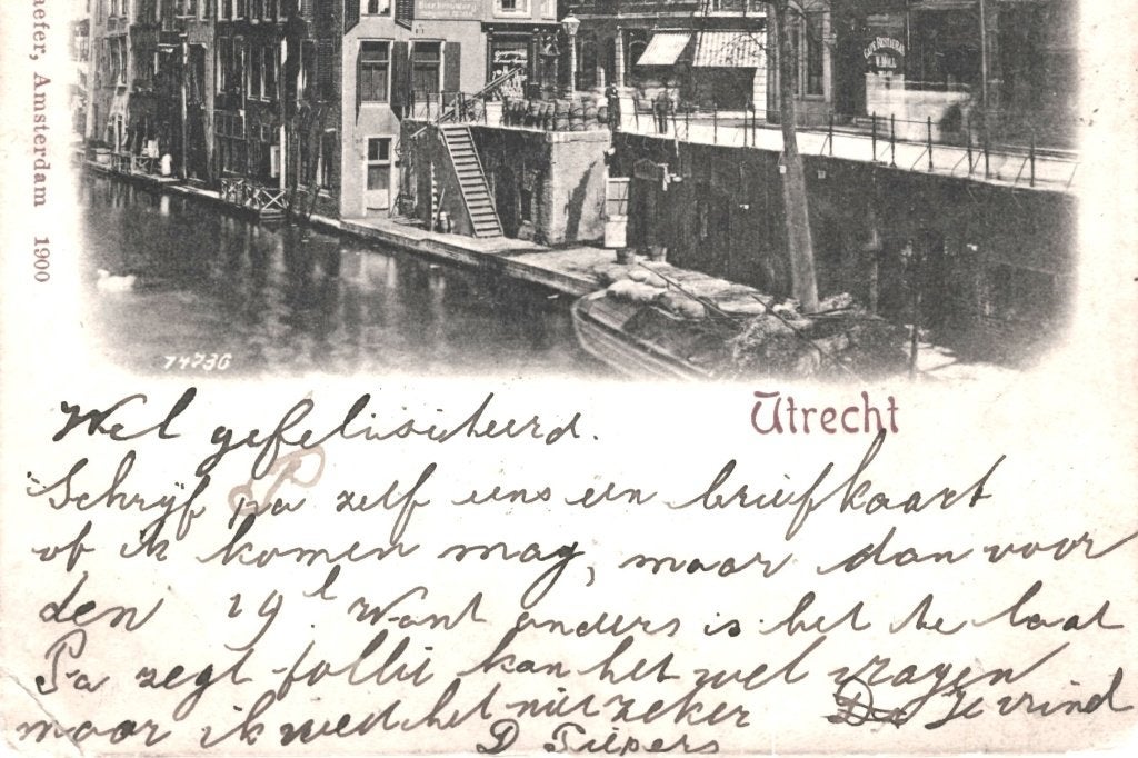 968520	Utrecht	Domtoren	1900	Gelopen, Ophalen of Verzenden, Voor 1920, Gelopen, Utrecht