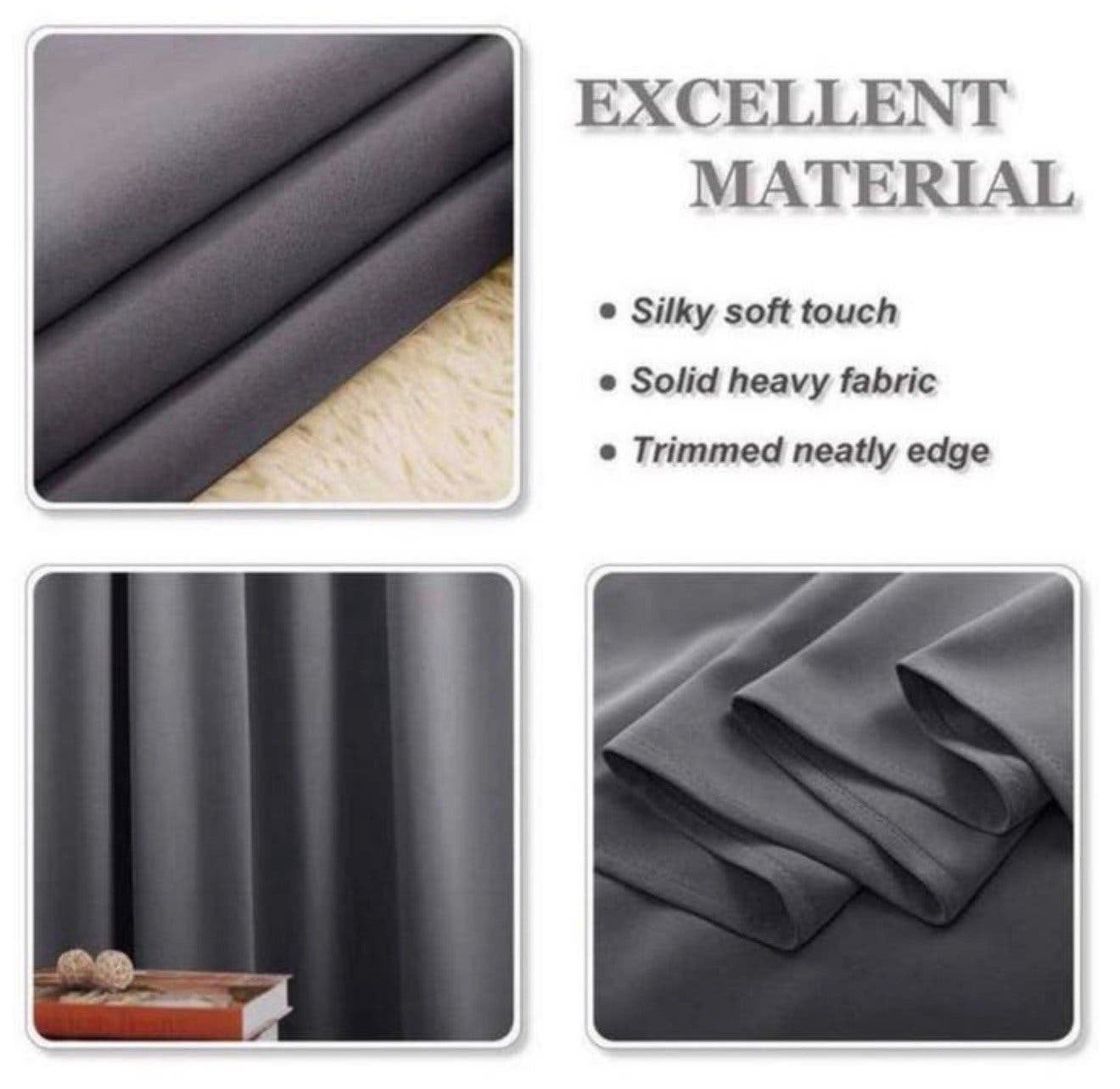 Effen verduisterende gordijnen, warmte-isolerend 140x145 set, Huis en Inrichting, Isolerend, P, P, P
