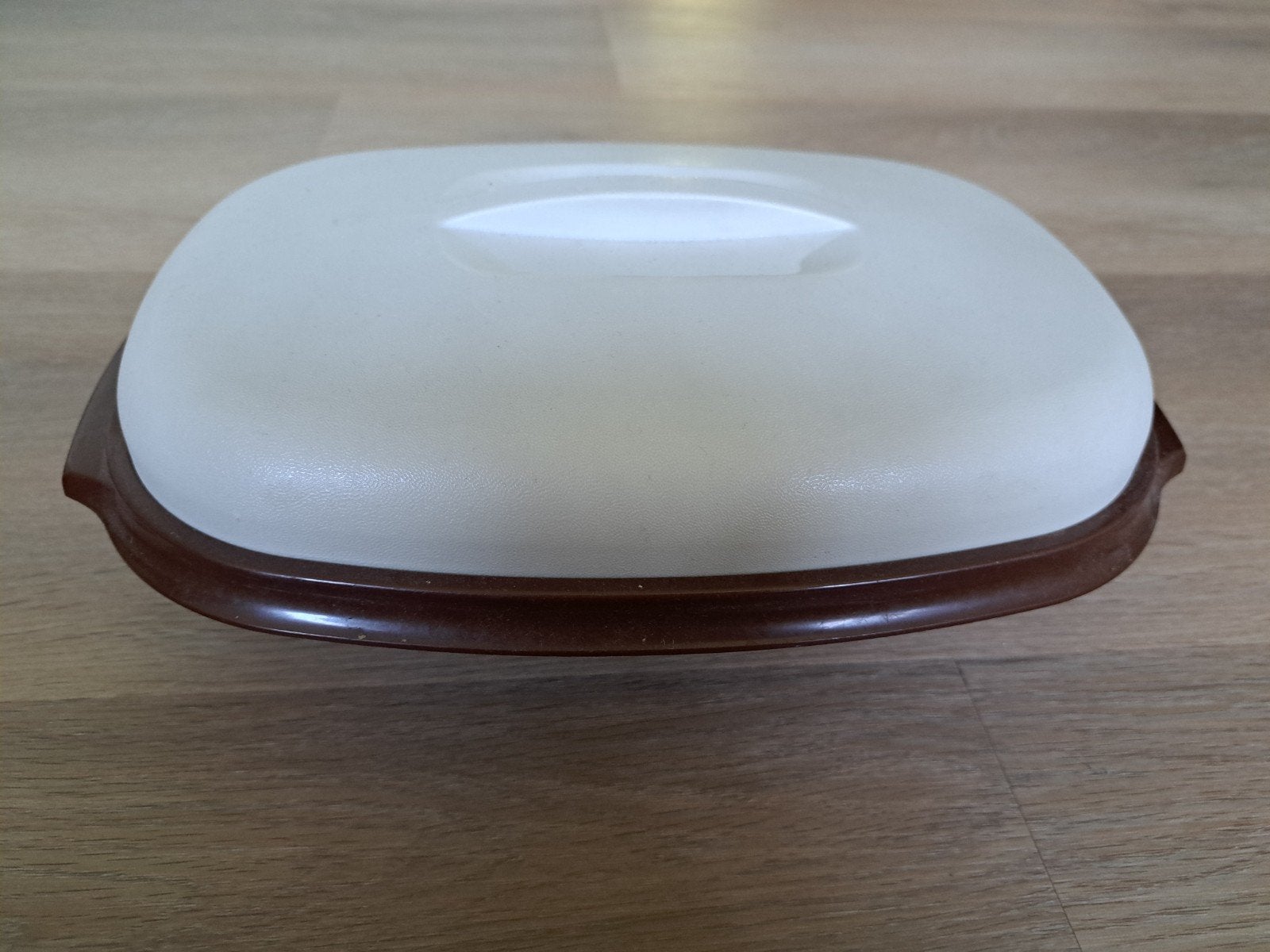 Tupperware stoomschaal/vergiet met schaal en deksel, Gebruikt, Ophalen of Verzenden, Met deksel, Schaal