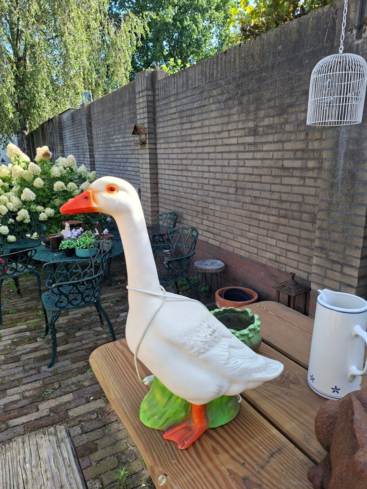 Kinder lamp gans, Ophalen of Verzenden, Zo goed als nieuw, Lamp