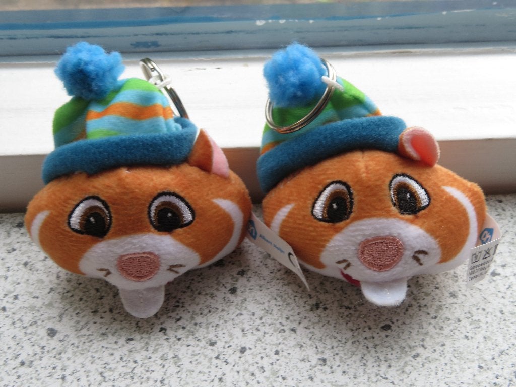 Sleutelhanger Hamster hamstertje van AH Albert Heijn, Verzamelen, Ophalen of Verzenden, Zo goed als nieuw, Knuffel of Figuurtje