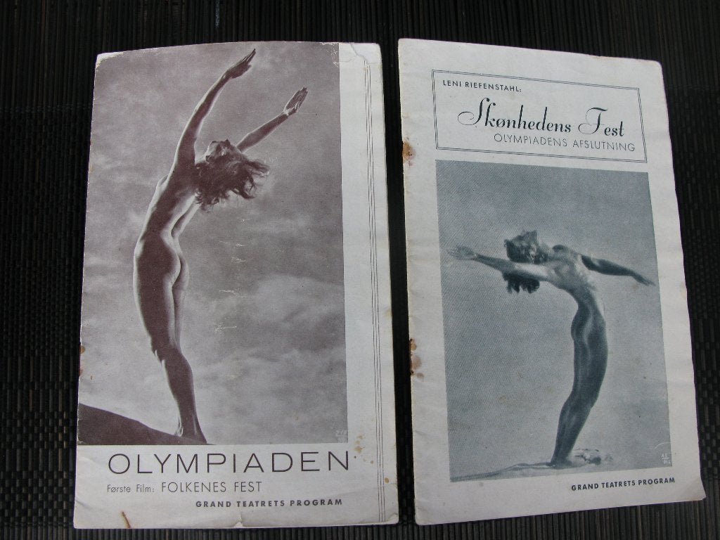 LENI RIEFENSTAHL 1936 OLYMPISCHE SPELEN 2 PROGRAMMABOEKJES, Boeken, Ophalen of Verzenden, Leni Riefenstahl, Gelezen, Fotografen