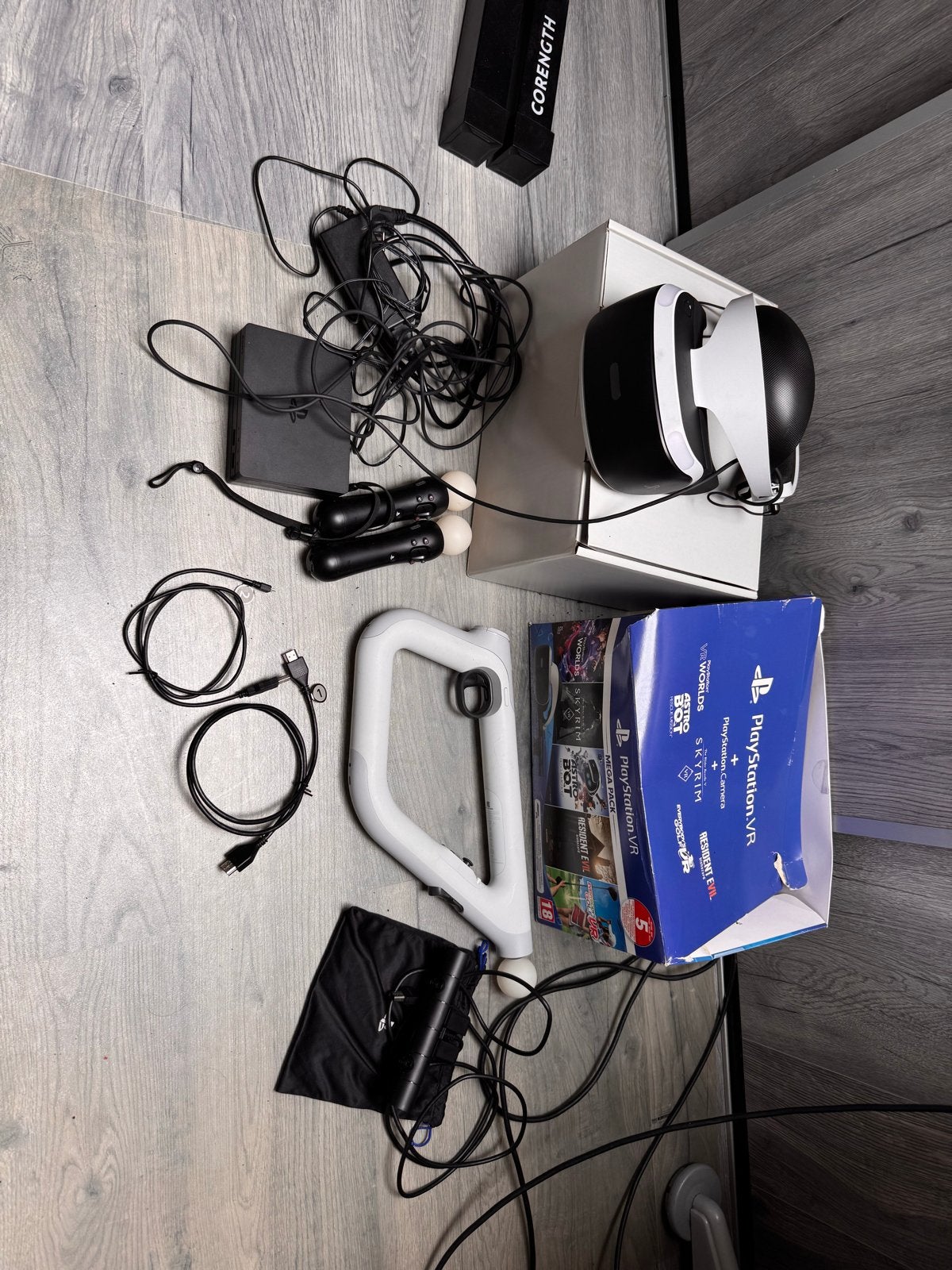 PlayStation VR V2 Complete Set met Aim Controller en Camera, Ophalen of Verzenden, Zo goed als nieuw, VR-bril, Sony PlayStation