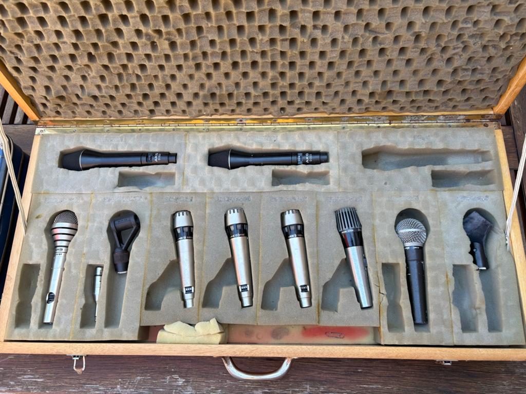 Microfoon Set te koop AKG/SHURE, Ophalen, Zangmicrofoon
