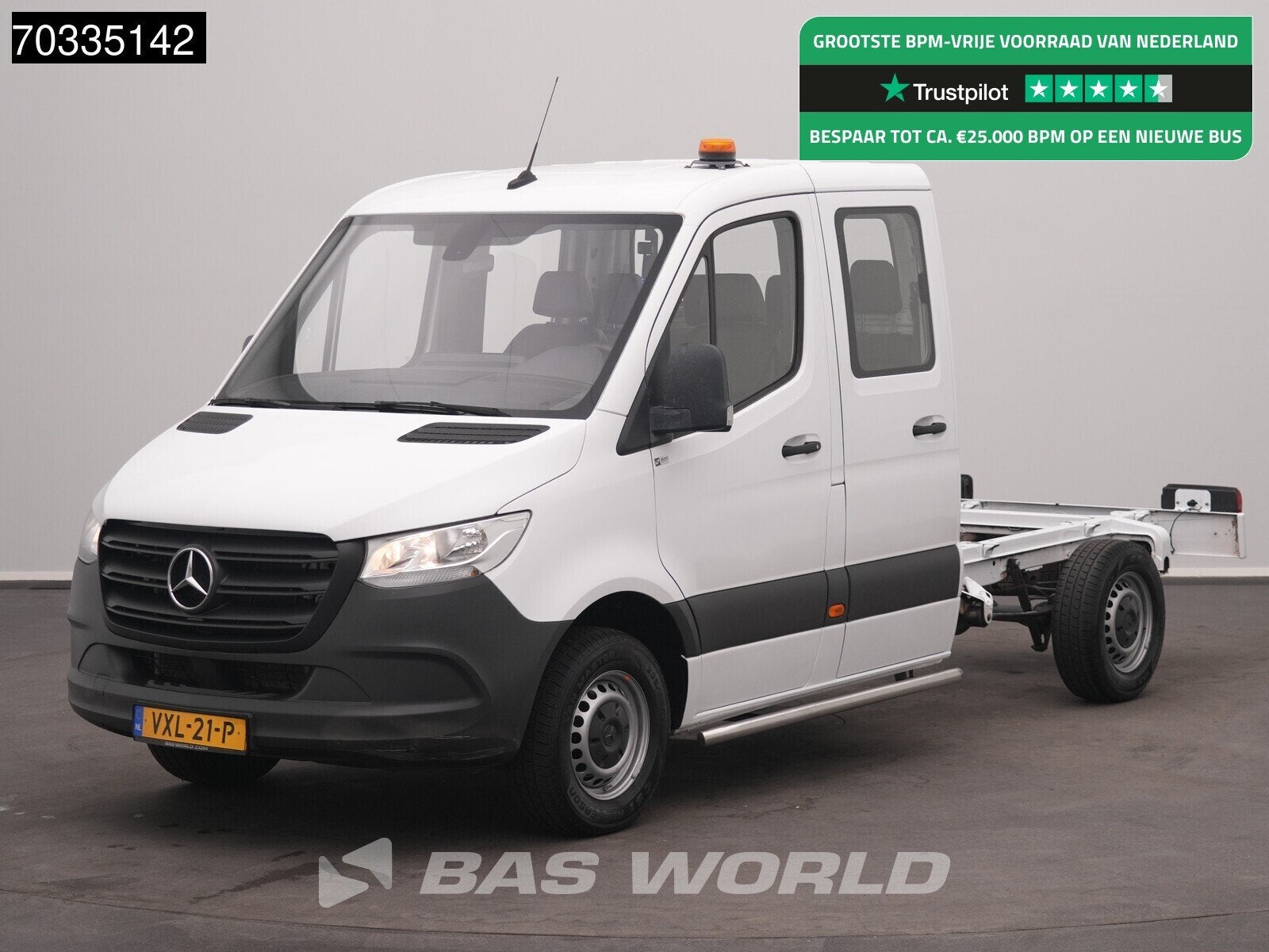 Mercedes Sprinter 311 CDI Chassis Cabine Dubbel Cabine Trekh, Auto's, Bestelauto's, Gebruikt, Euro 6, 4 cilinders, 2000 kg