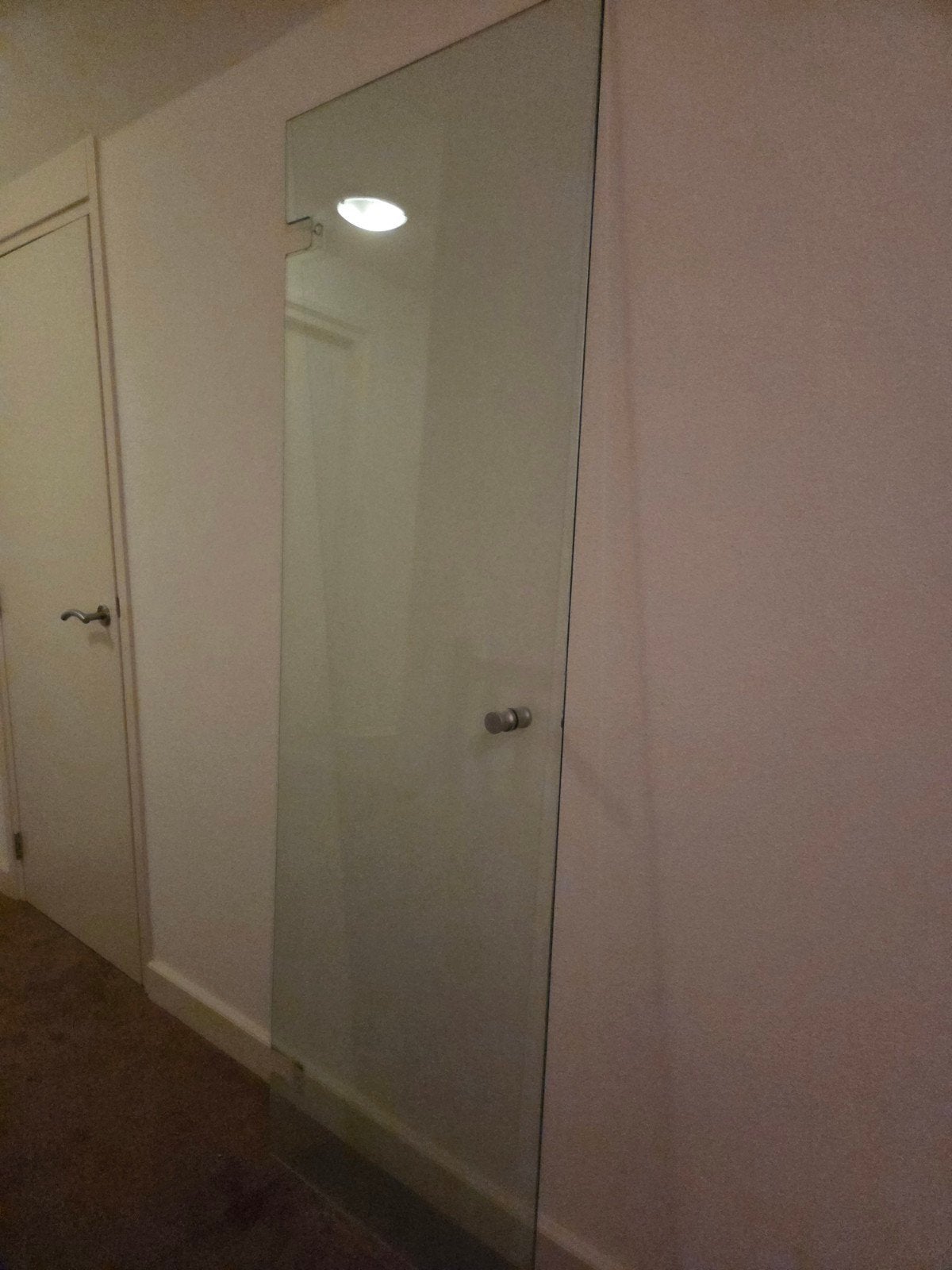 Glazen douchedeur, Ophalen, Gebruikt, Minder dan 80 cm, 160 cm of meer