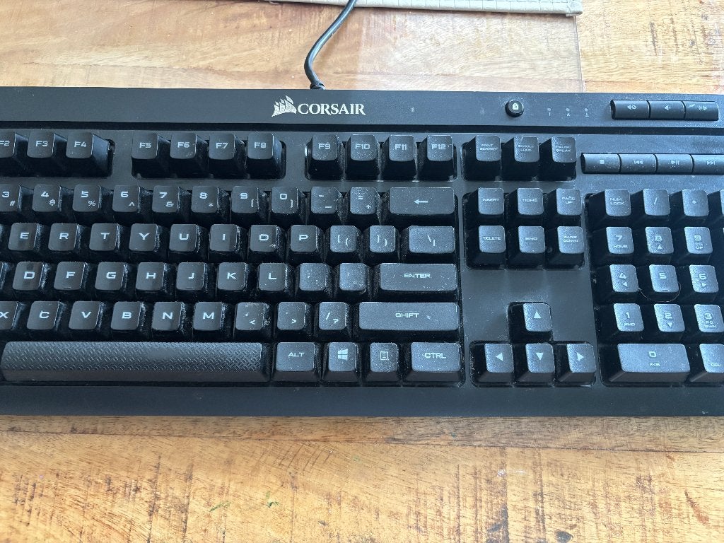 Mechanish toetsenbord corsair k66, Gebruikt, Gaming toetsenbord, Ophalen of Verzenden, Qwerty