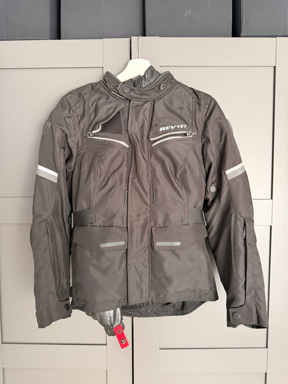 REV'IT! Motorjas Textiel Dames Maat 38 Zwart, Motoren, Ophalen of Verzenden, Tweedehands, Dames, Jas | textiel
