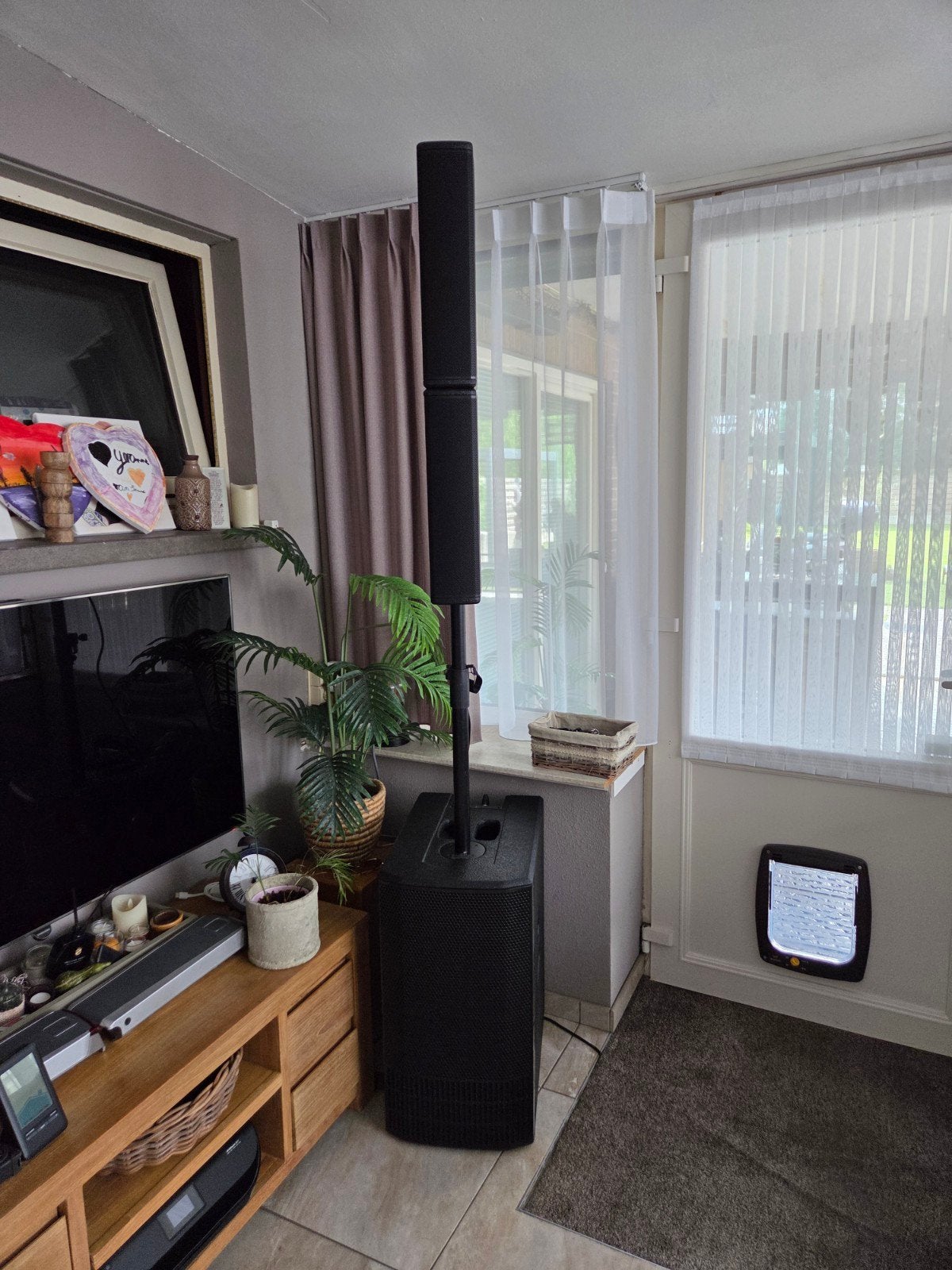 2x dB Technologies ES 1203 incl. hoezen, Speakerset, Zo goed als nieuw, Ophalen, 150 watt of meer