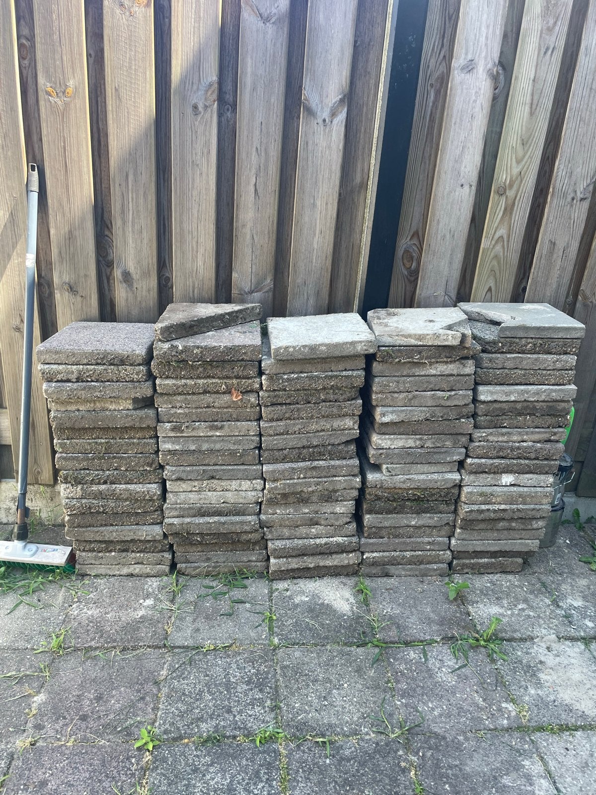 Gebruikte terrastegels, Ophalen, Gebruikt, 10 m² of meer, Beton