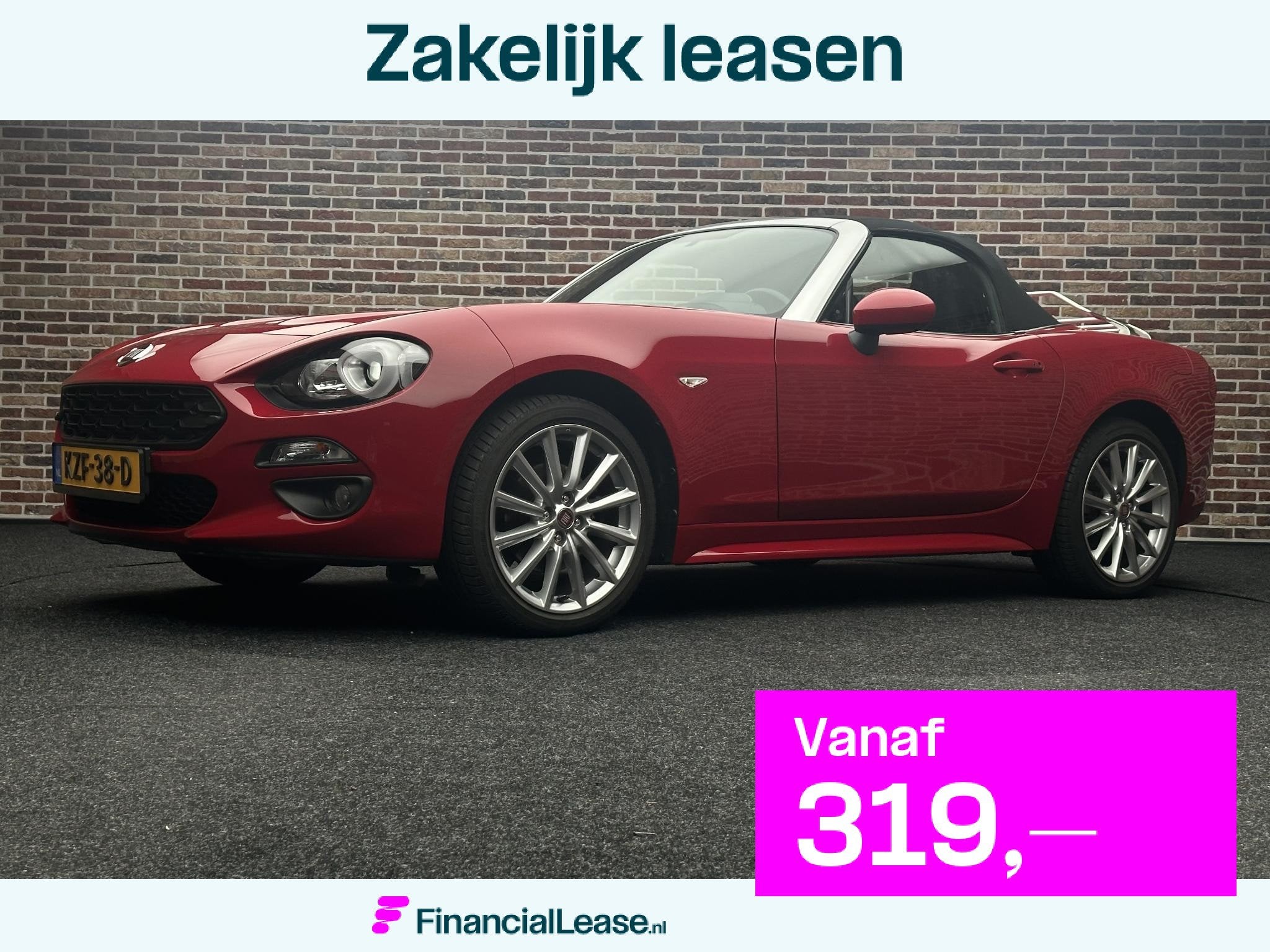 Fiat 124 Spider 1.4 MultiAir Turbo Lusso Cabrio| Camera, 1025 kg, Achterwielaandrijving, Gebruikt, Euro 6
