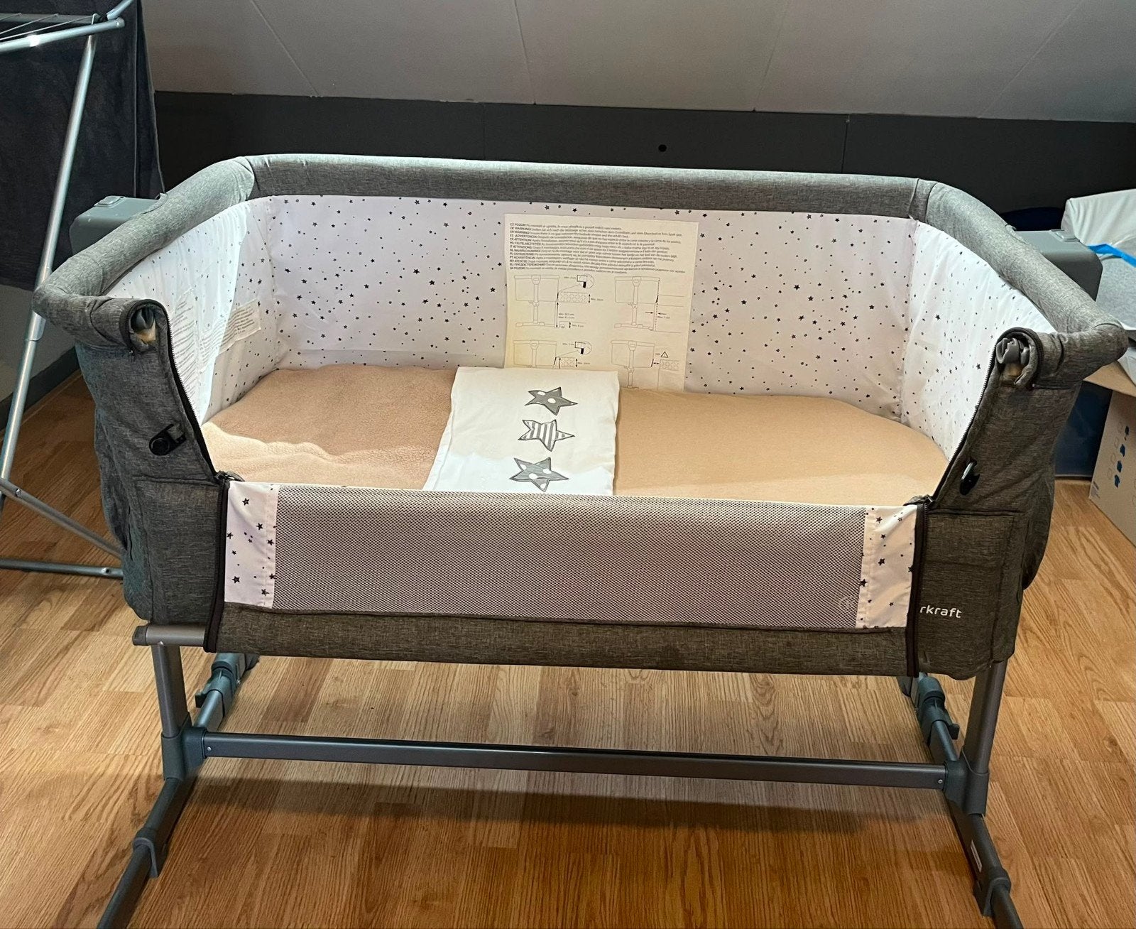 Kinderkraft co-sleeper, Ophalen, Zo goed als nieuw, Wieg