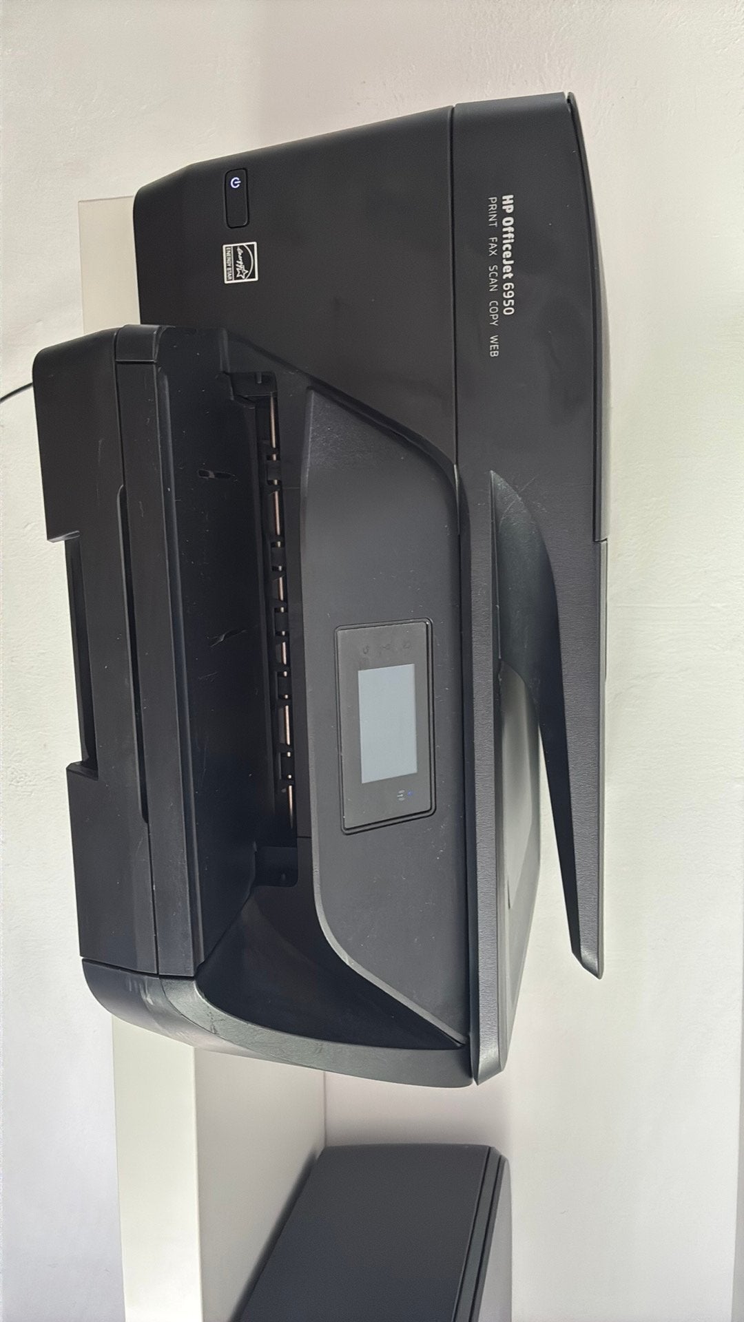 HP 6950 printer met volle zwarte HP x62 cartridge, Ophalen, Zo goed als nieuw