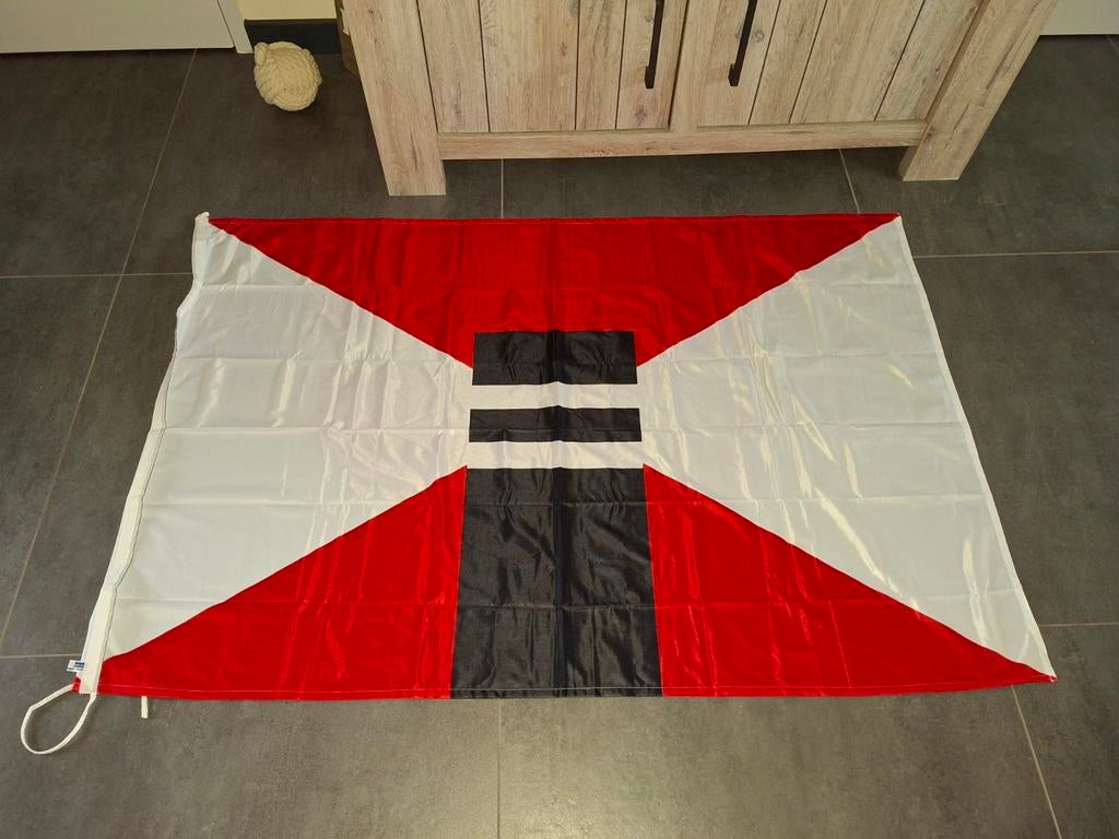 Scheepvaart vlag nr 12, Ophalen of Verzenden, Zo goed als nieuw, Reclamebord