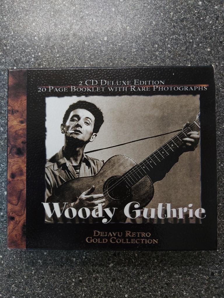 2 CD WOODY GUTHRIE DEJAVU RETRO GOLD COLLECTION, Ophalen of Verzenden, Gebruikt