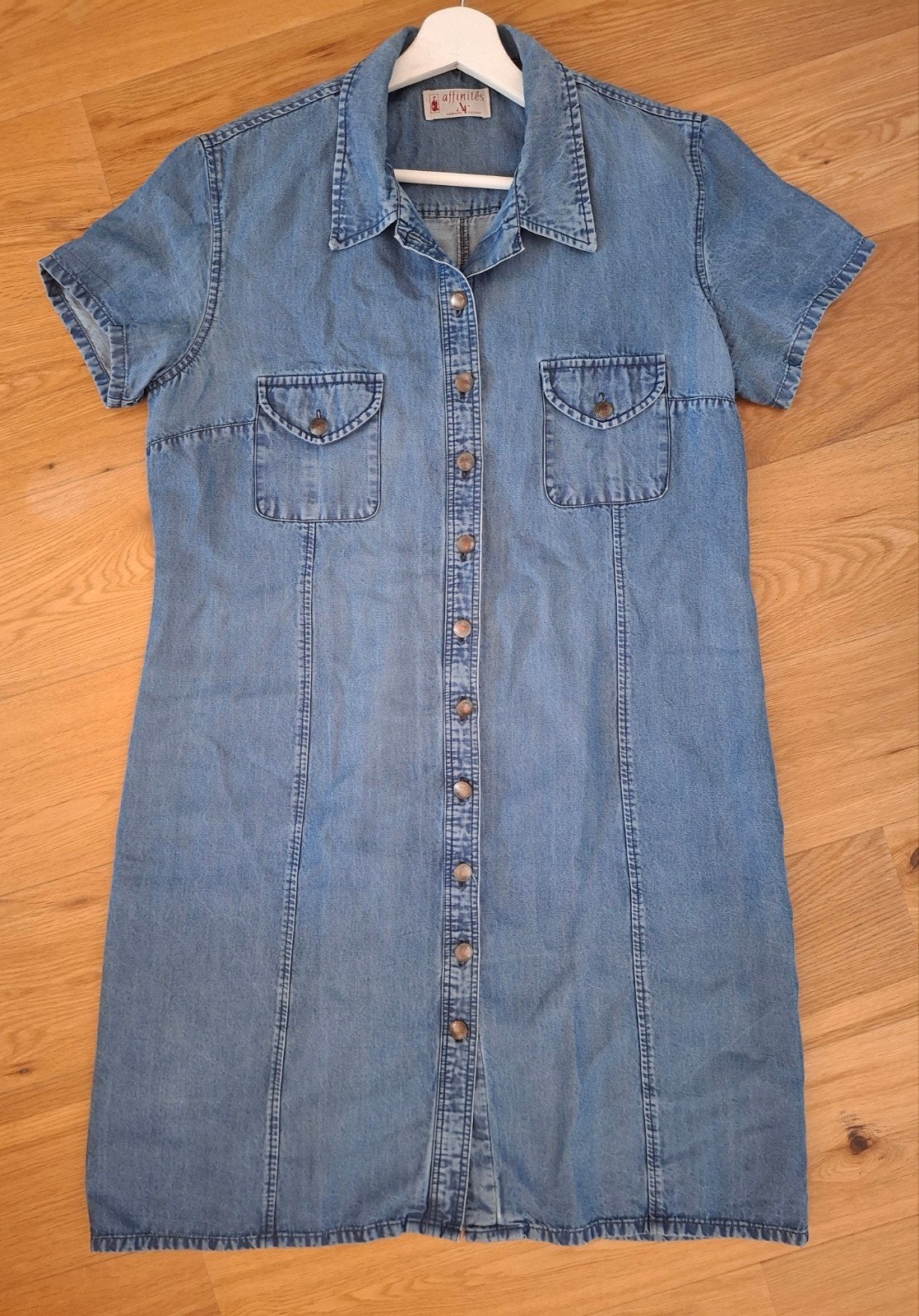 Affinités denim jurk maat 42, Kleding | Dames, Blauw, Affinités, Maat 42/44 (L), Ophalen of Verzenden