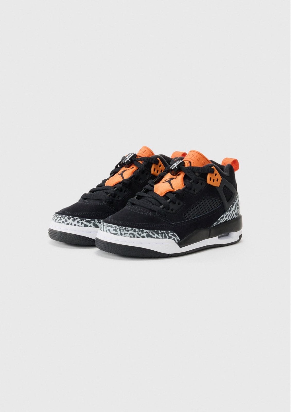 Jordan Spizike Low Sneakers Zwart Oranje Maat 40, Ophalen of Verzenden, Zo goed als nieuw, Zwart, Sportschoenen
