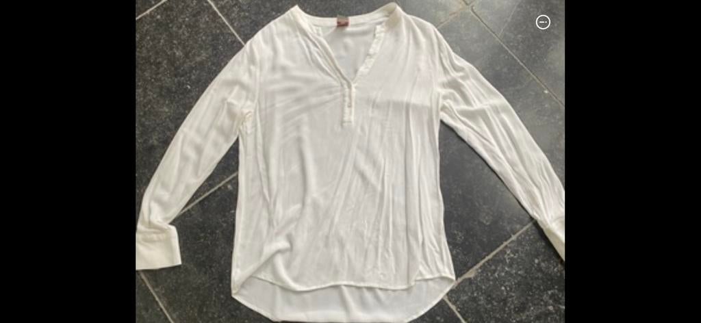 Witte blouse van Penn&Ink, Ophalen of Verzenden, Zo goed als nieuw, Maat 38/40 (M), Wit