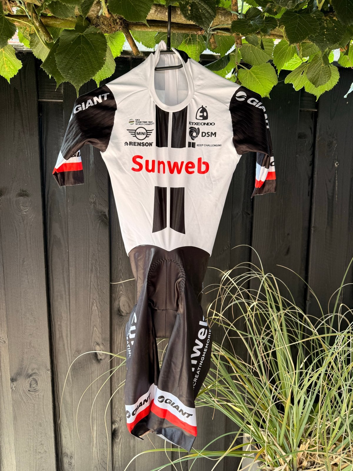 Team Sunweb tijdritpak - Laurens ten Dam - Maat M, Maat 48/50 (M), Zwart, Nieuw, Ophalen of Verzenden